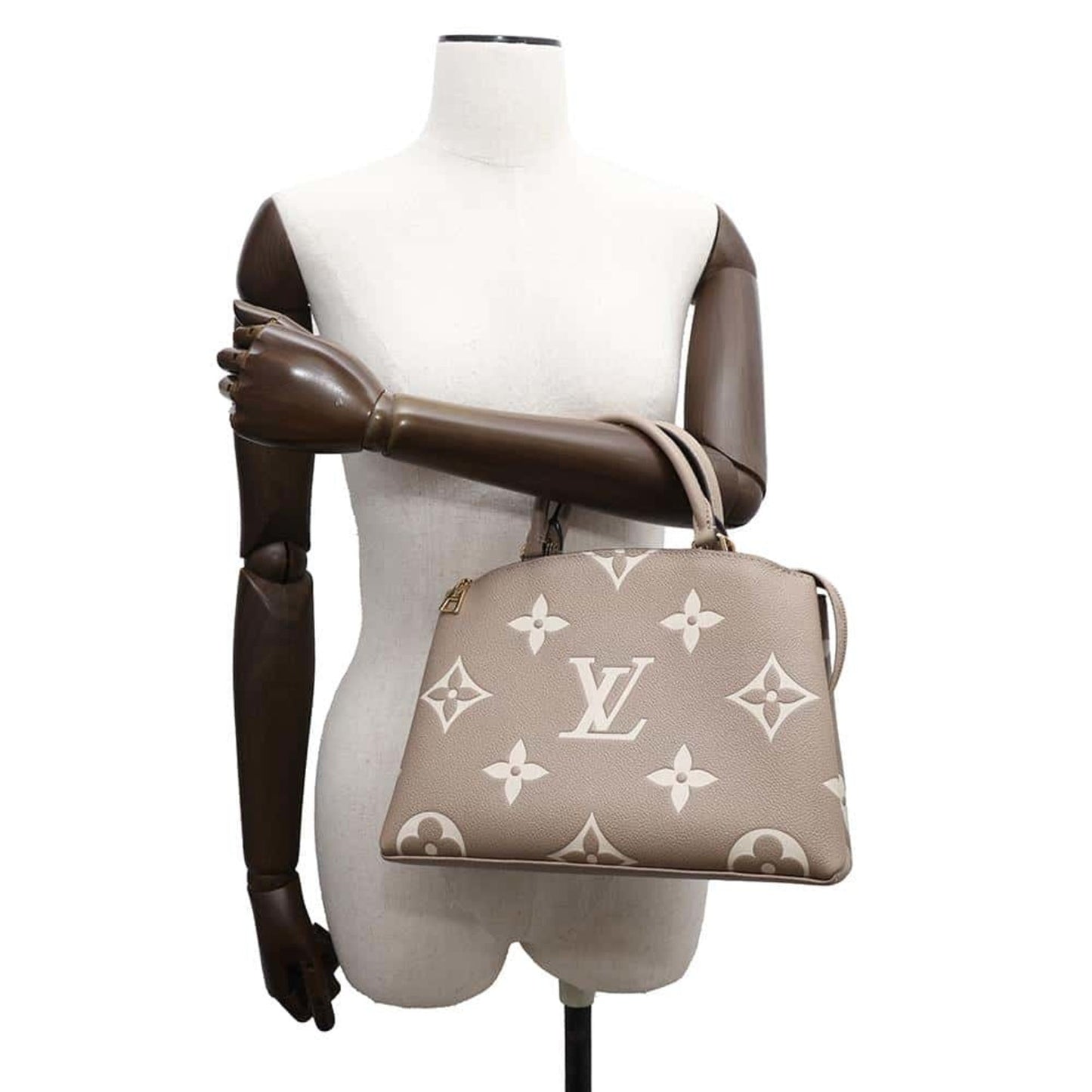 Louis Vuitton Tourterelle Monogram Empreinte Handbag Shoulder Bag