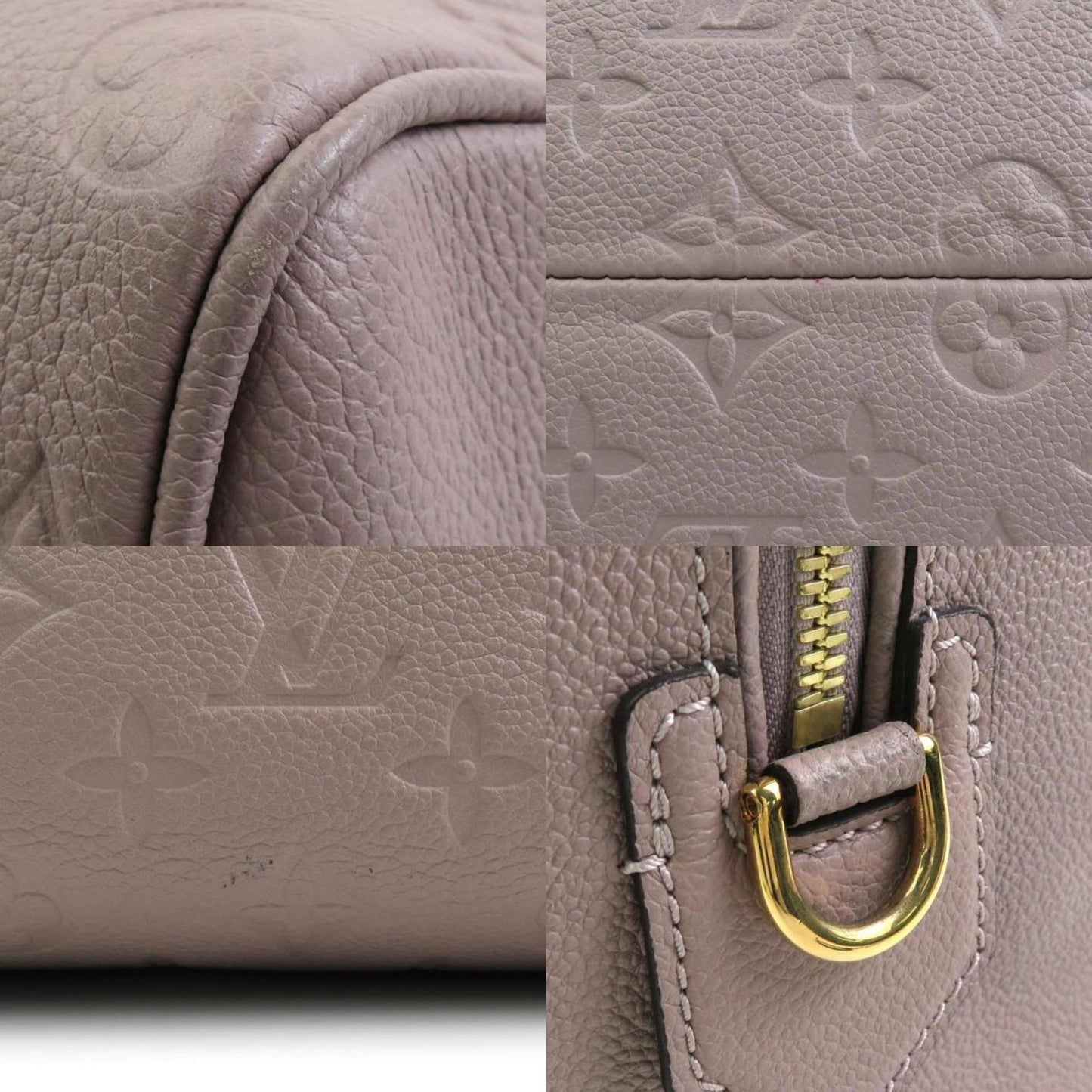 Louis Vuitton Monogram Empreinte Gray Purple Monogram Empreinte Handbag Shoulder Bag