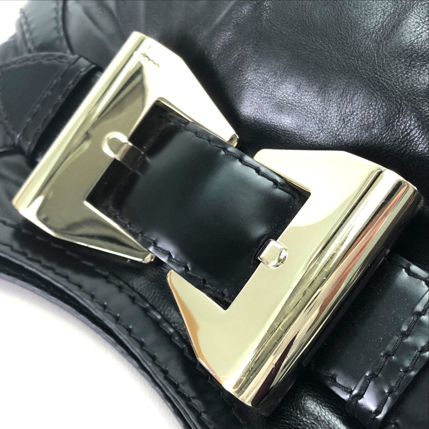 Gucci Black Leather Shoulder Bag