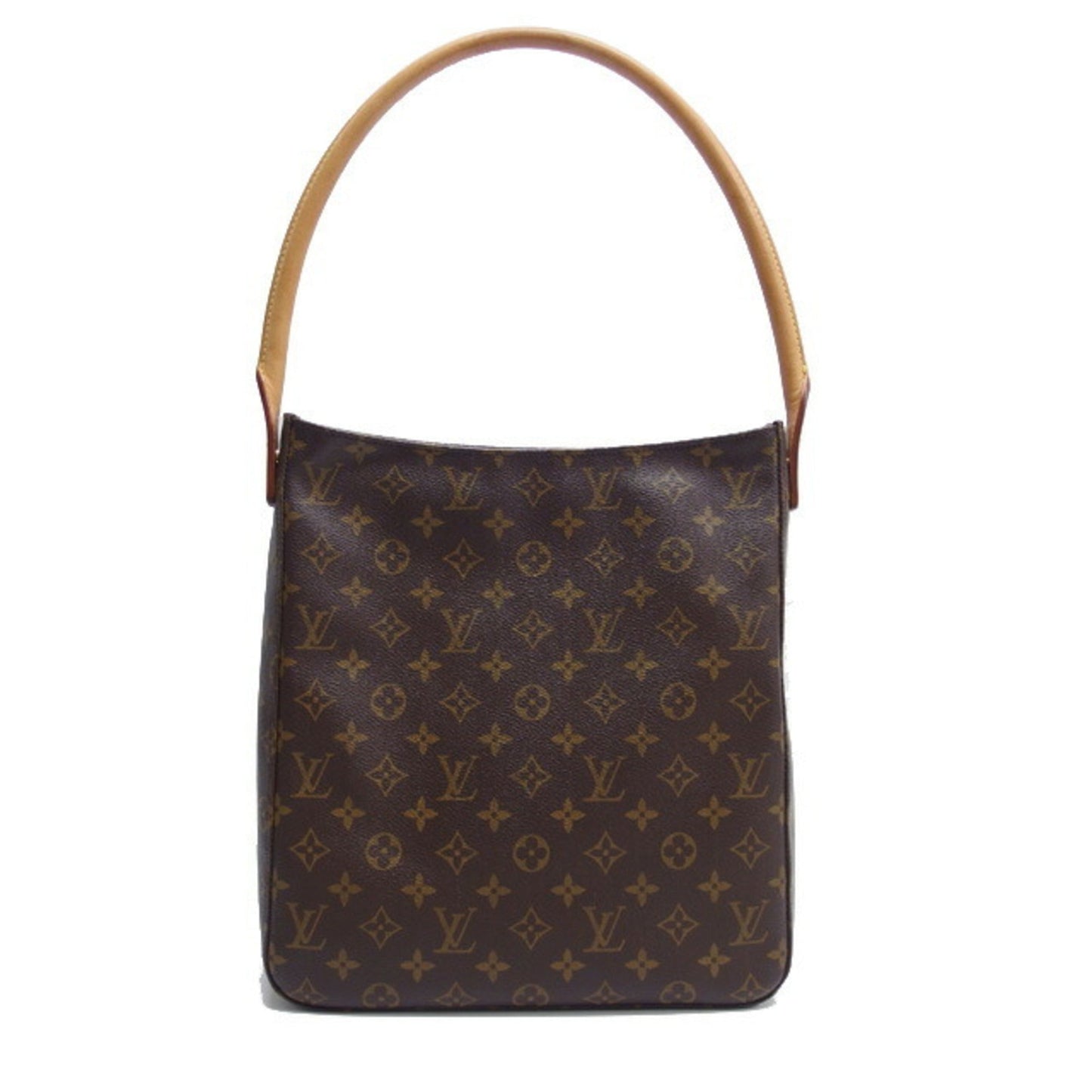 Louis Vuitton Brown Monogram Canvas Shoulder Bag ()