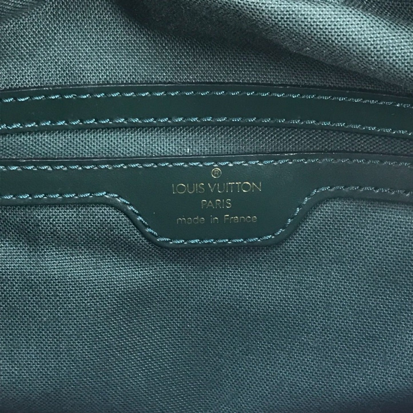 Louis Vuitton Green Leather Shoulder Bag