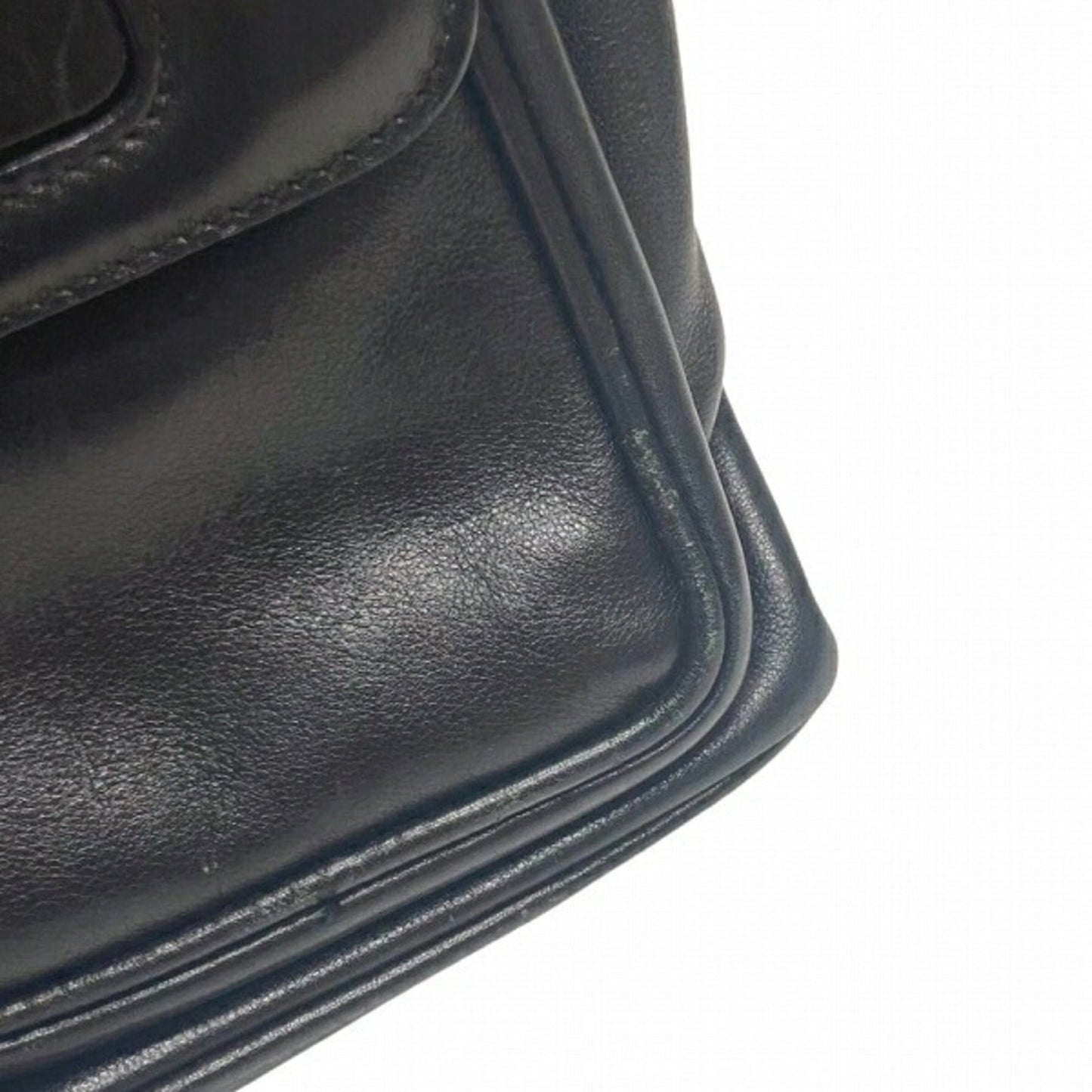 Gucci Black Bamboo Backpack