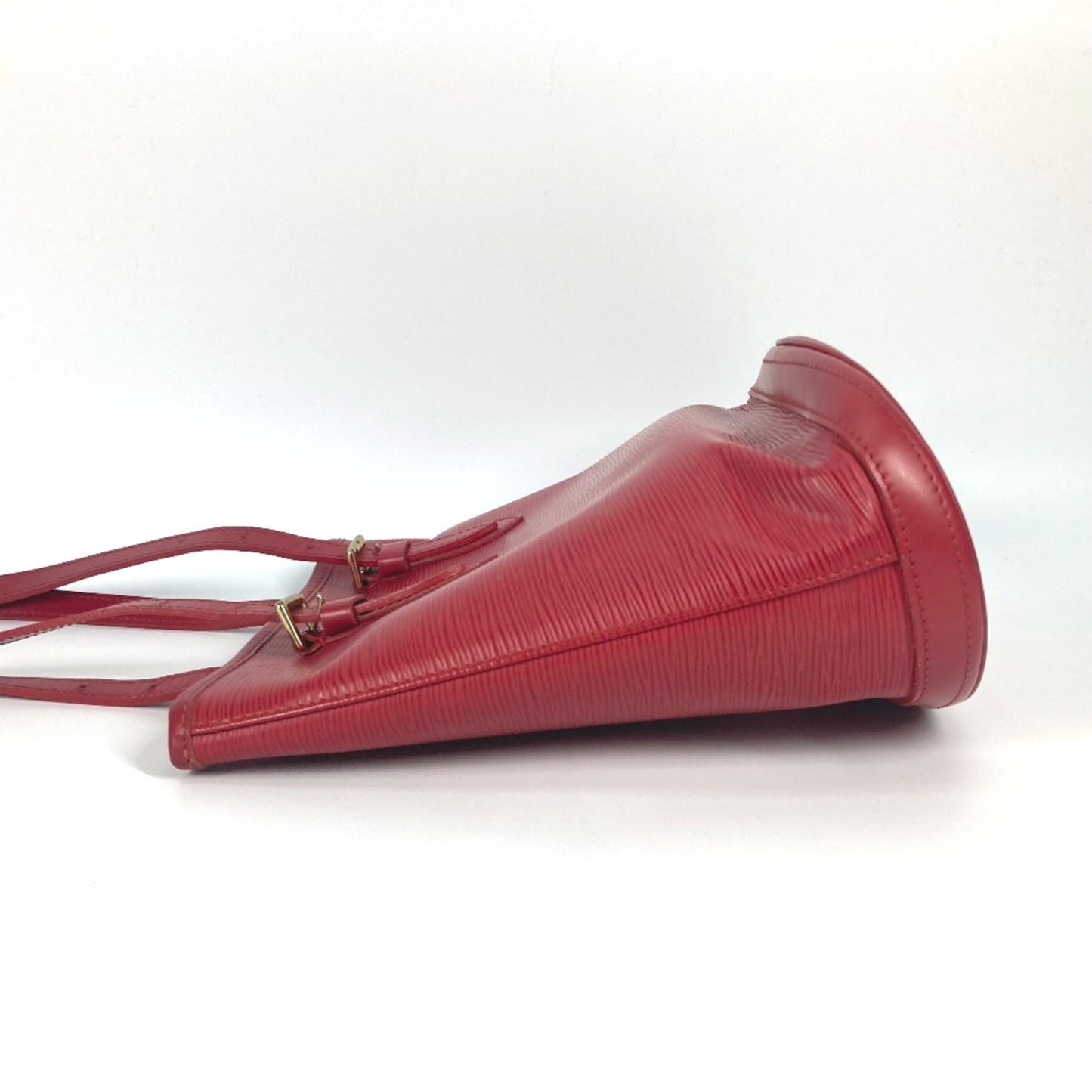 Louis Vuitton Red Leather Shoulder Bag