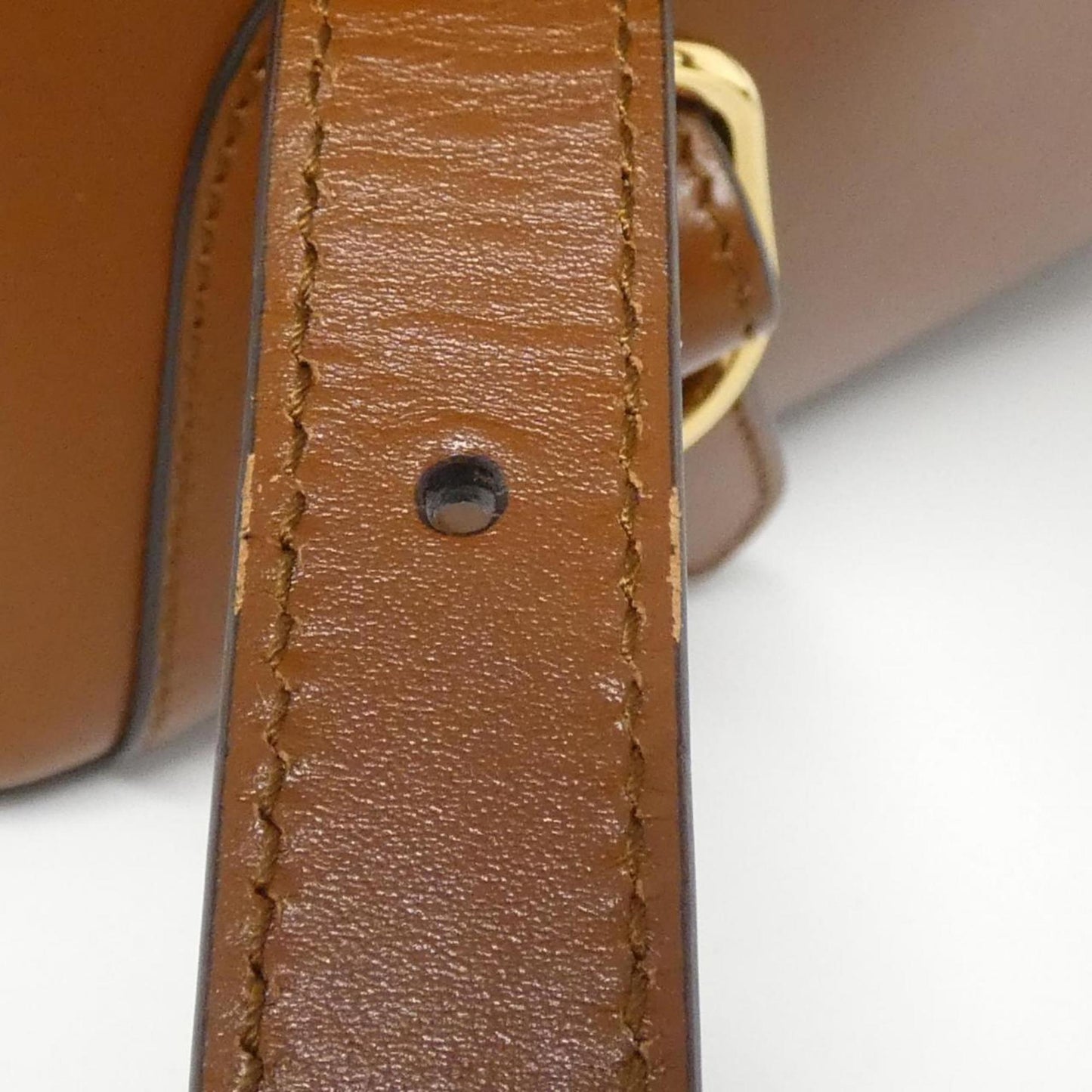 Gucci Brown Leather Backpack