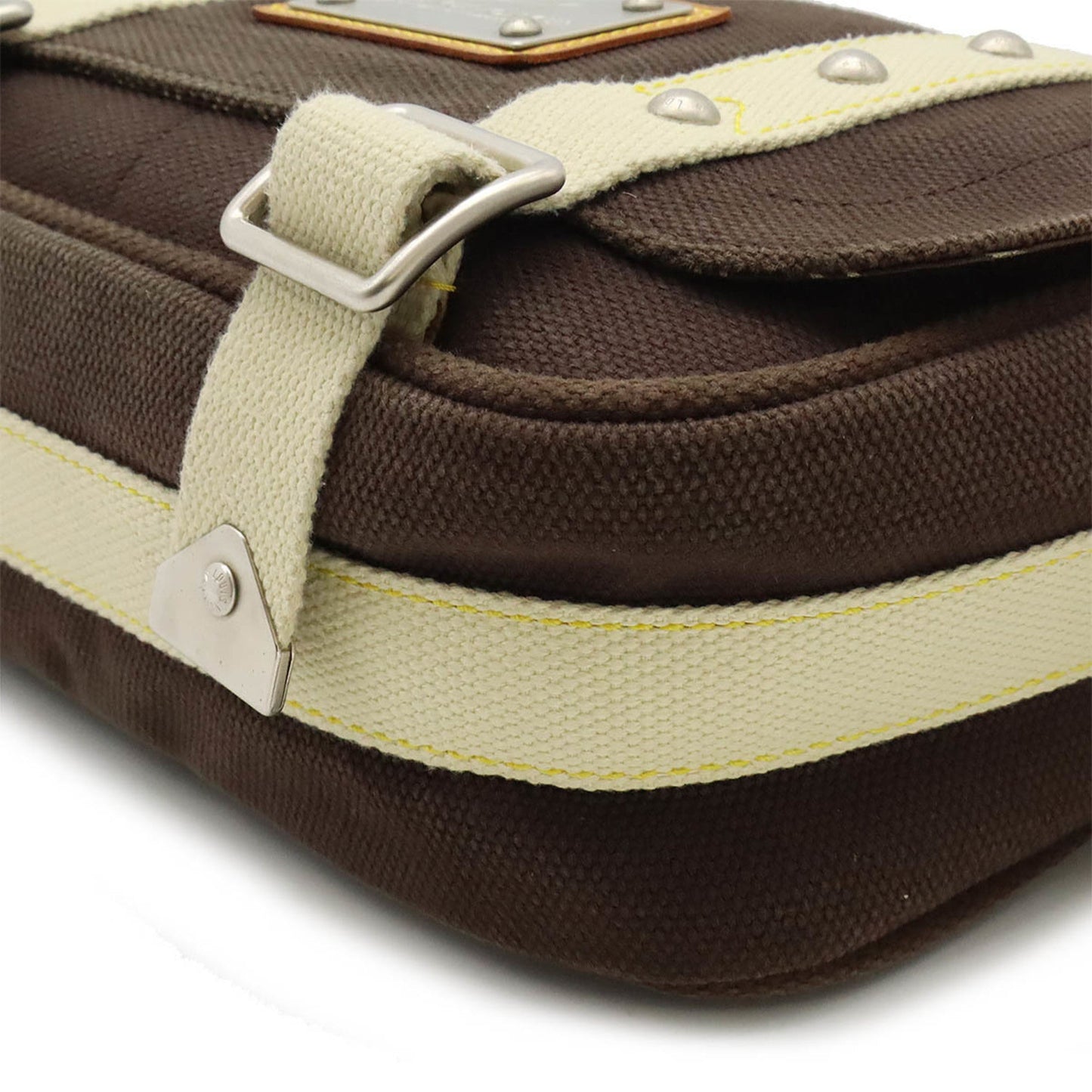 Louis Vuitton Moka Canvas Shoulder Bag