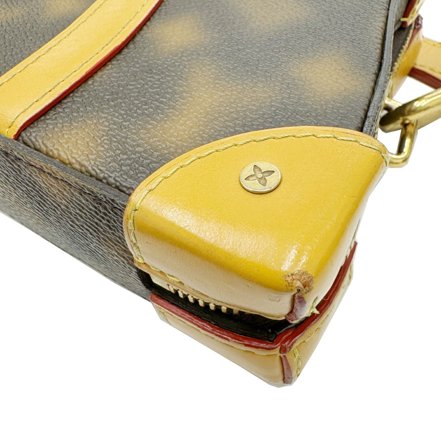 Louis Vuitton Brown Pvc Leather Shoulder Bag