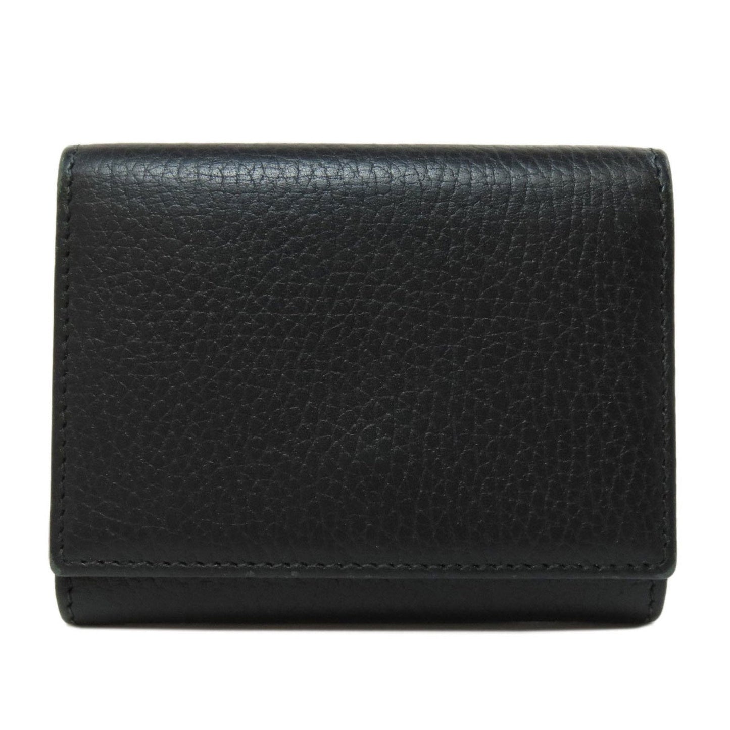 Gucci Black Leather Wallet (Tri-Fold)