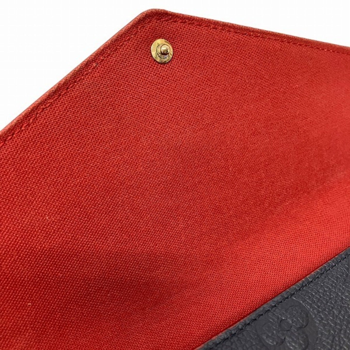 Louis Vuitton Monogram Empreinte Marine Rouge Navy Leather Shoulder Bag