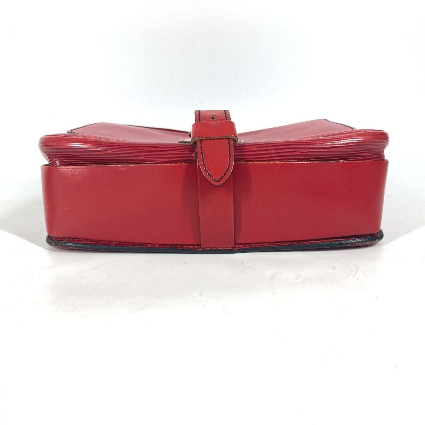Louis Vuitton Red Color Epi Leather Pochette Shoulder Bag