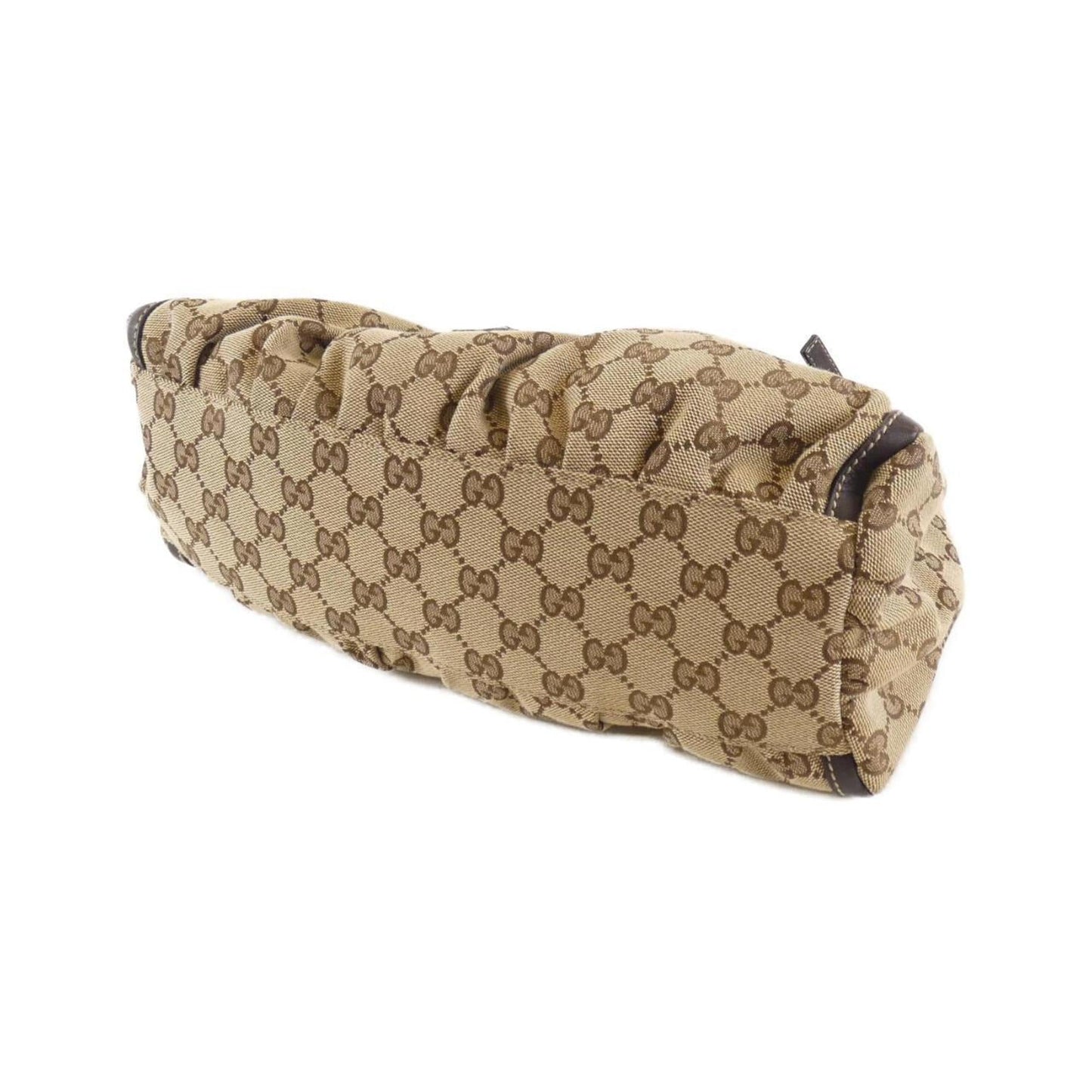 Gucci Beige Brown Gg Canvas Shoulder Bag