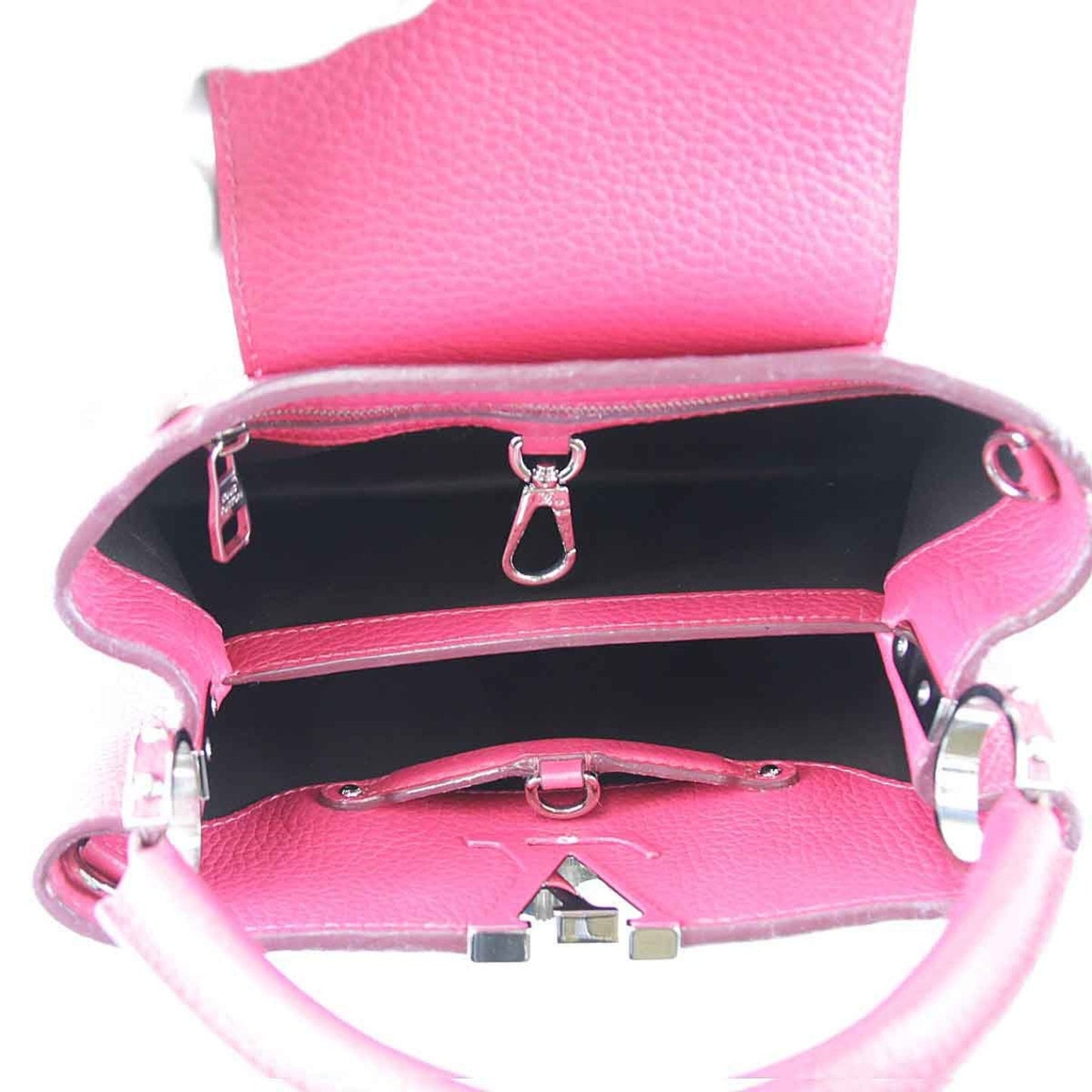 Louis Vuitton Pink Leather Shoulder Bag