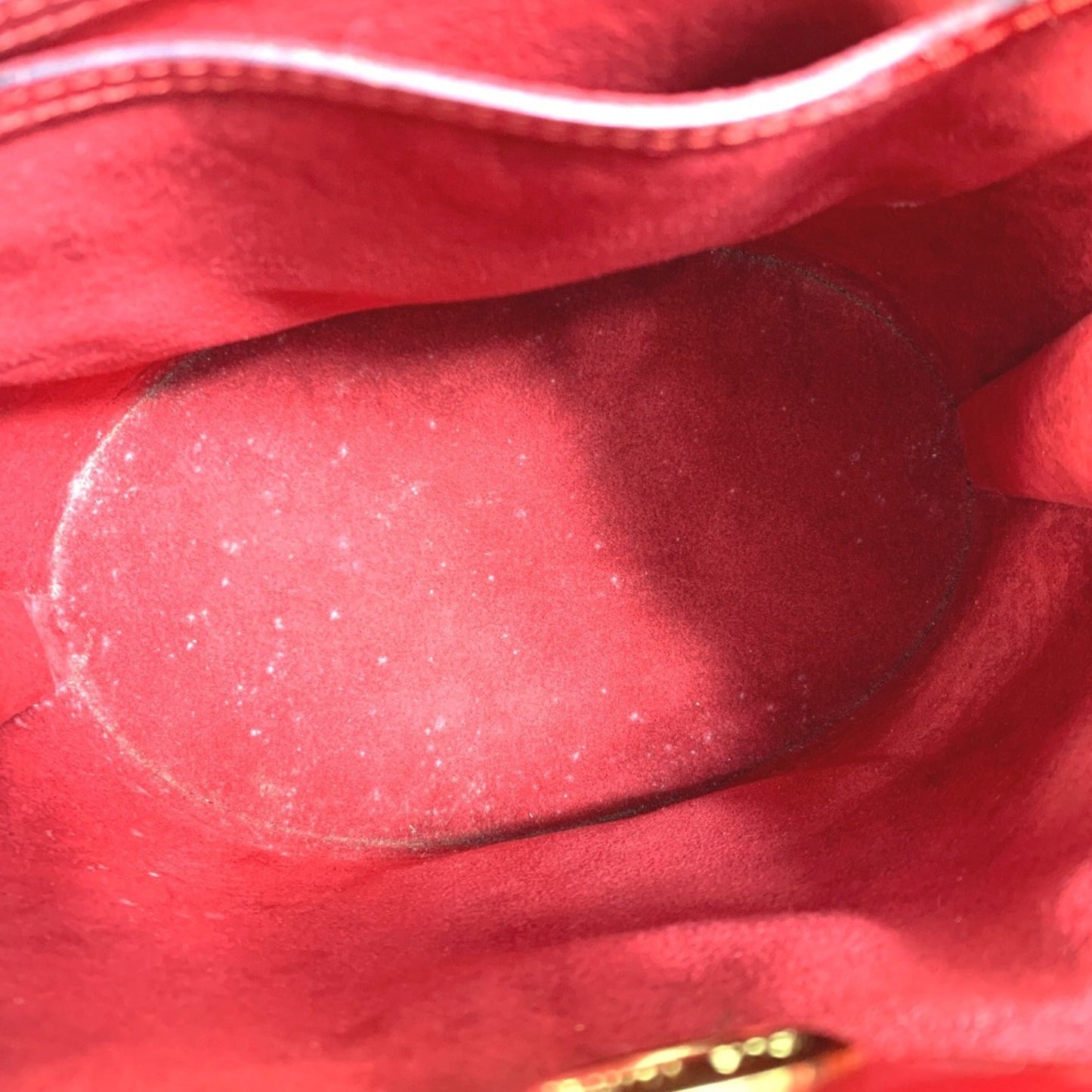 Louis Vuitton Castilian Red Red Color Epi Leather Shoulder Bag