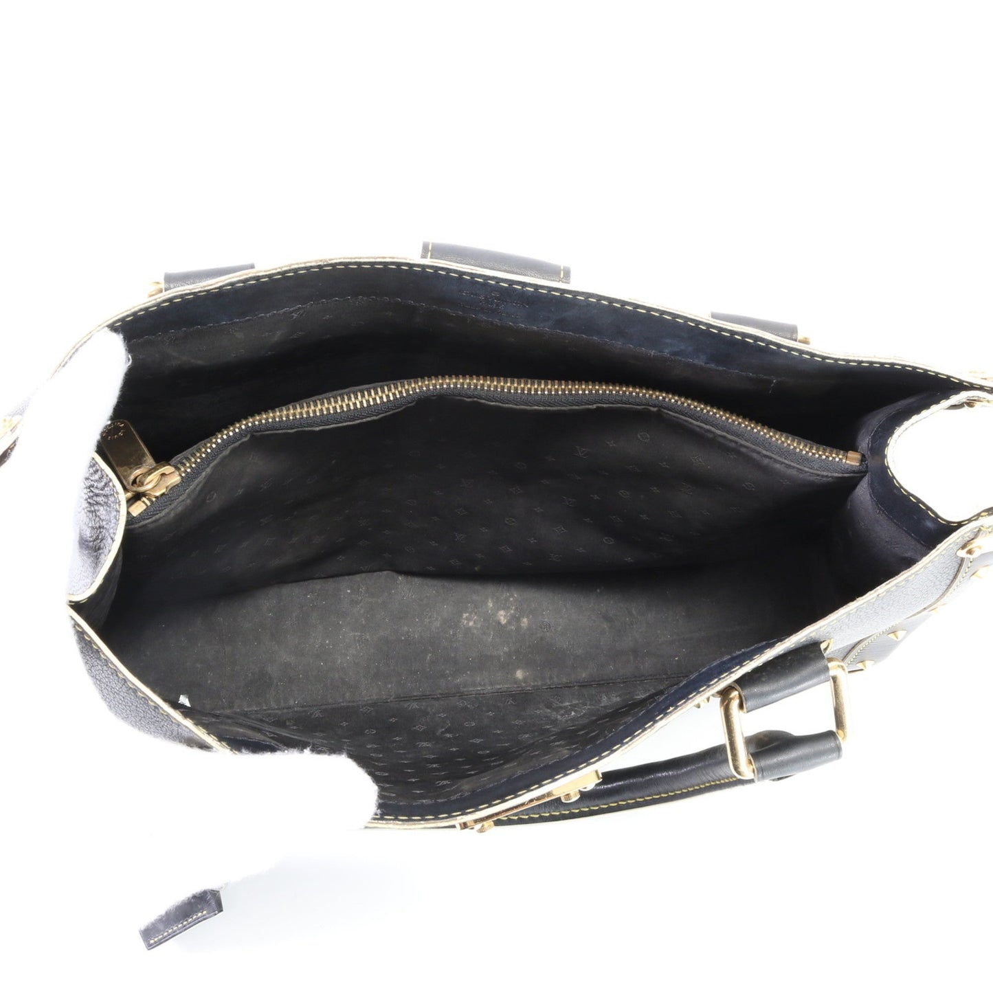 Louis Vuitton Noir Leather Shoulder Bag