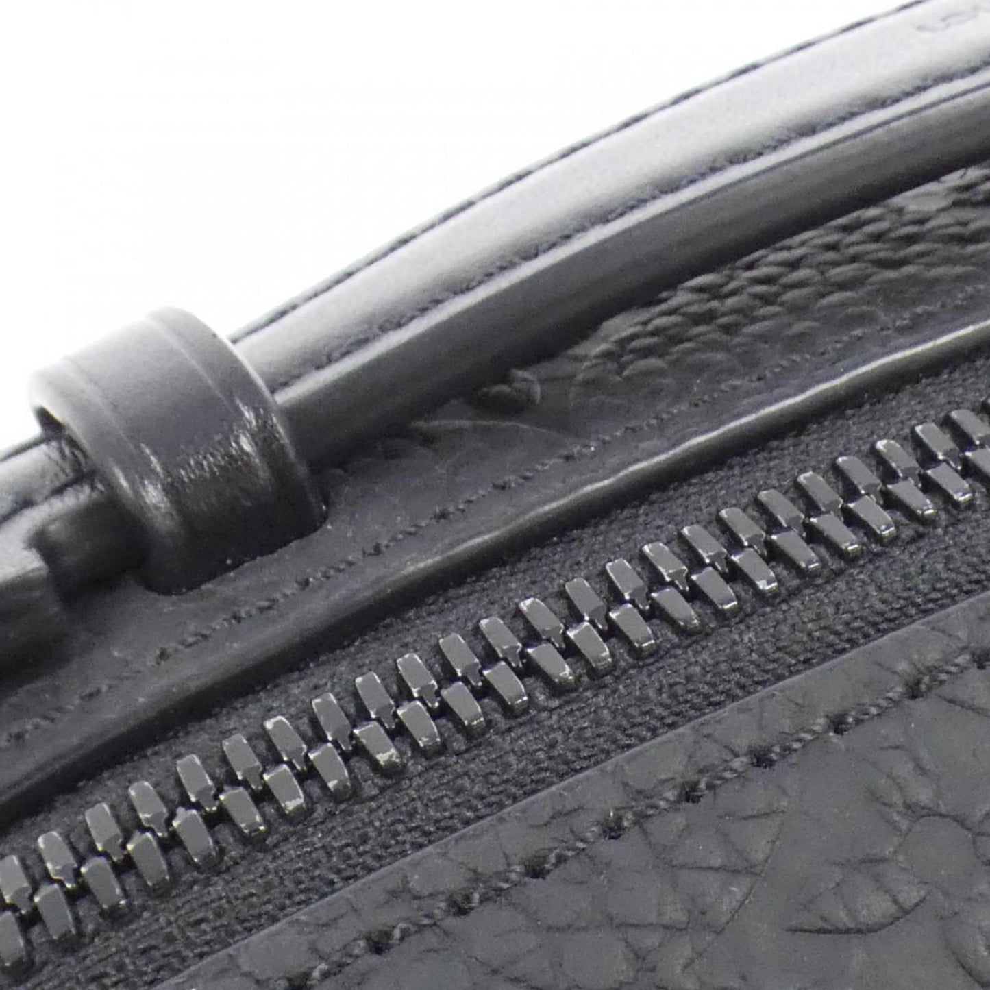 Louis Vuitton Black Leather Shoulder Bag