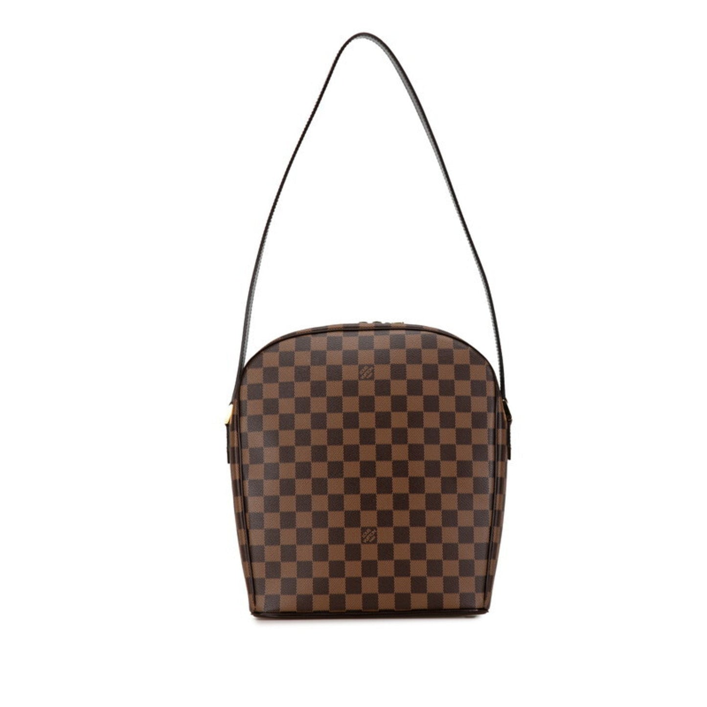 Louis Vuitton Brown Pvc Leather Shoulder Bag