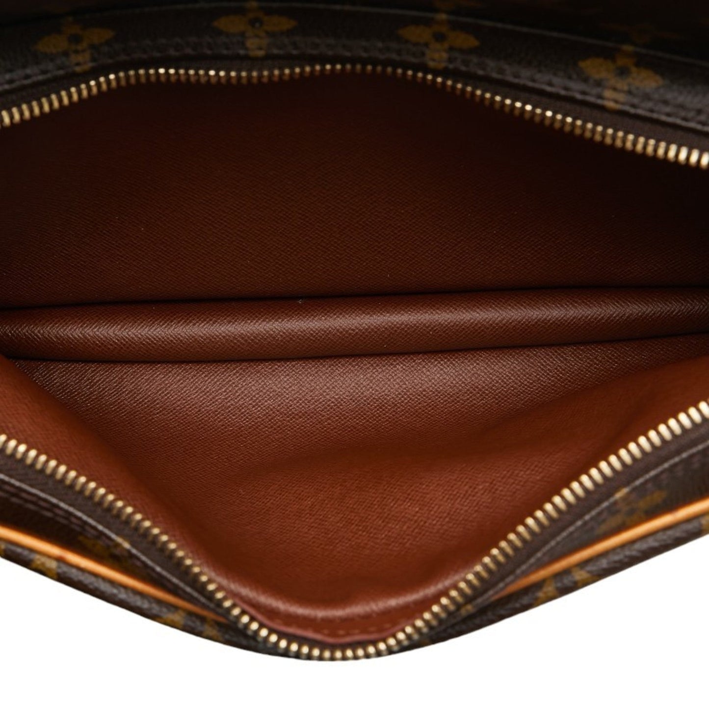 Louis Vuitton Brown Pvc Leather Shoulder Bag
