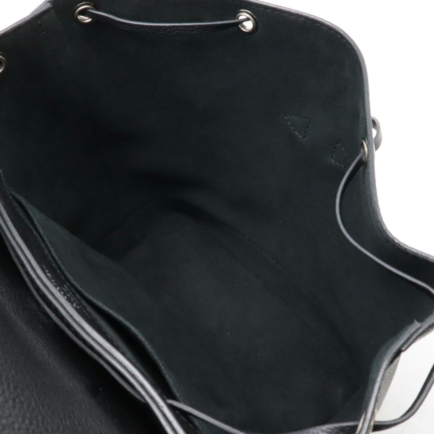 Louis Vuitton Black Noir Leather Backpack