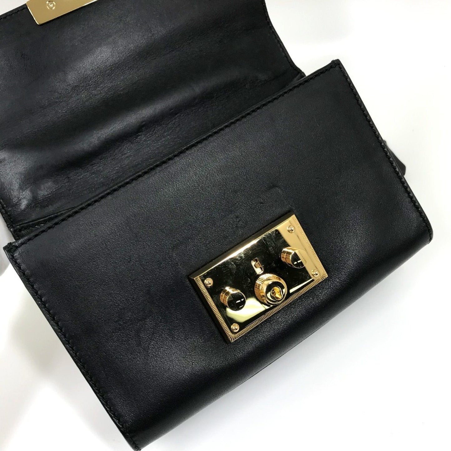 Gucci Black Leather Shoulder Bag