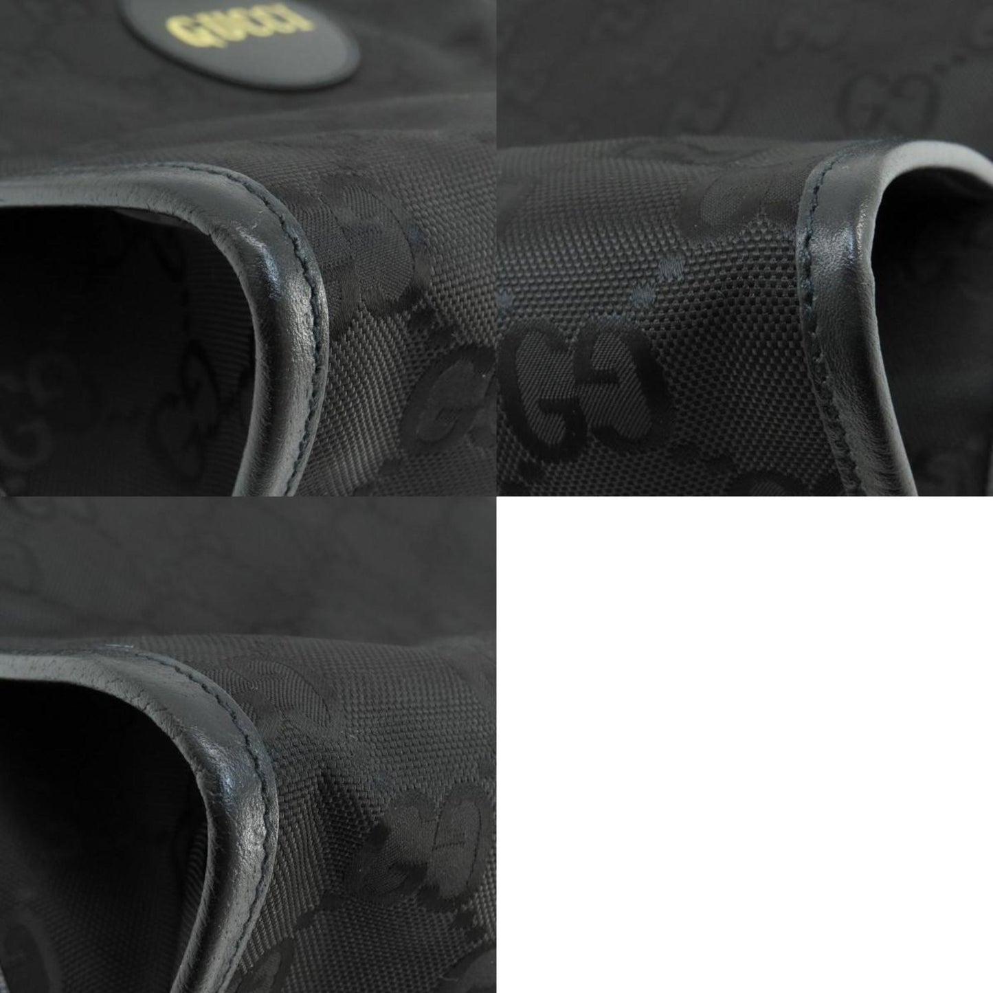 Gucci Black Canvas Tote Bag