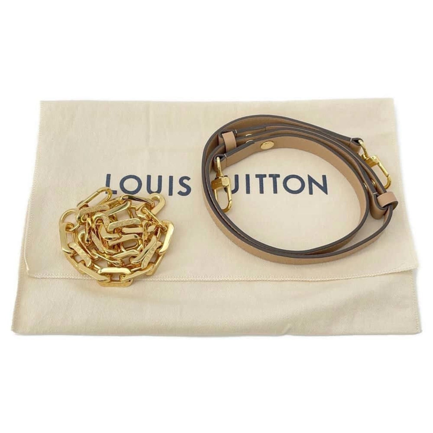 Louis Vuitton Camel Leather Shoulder Bag