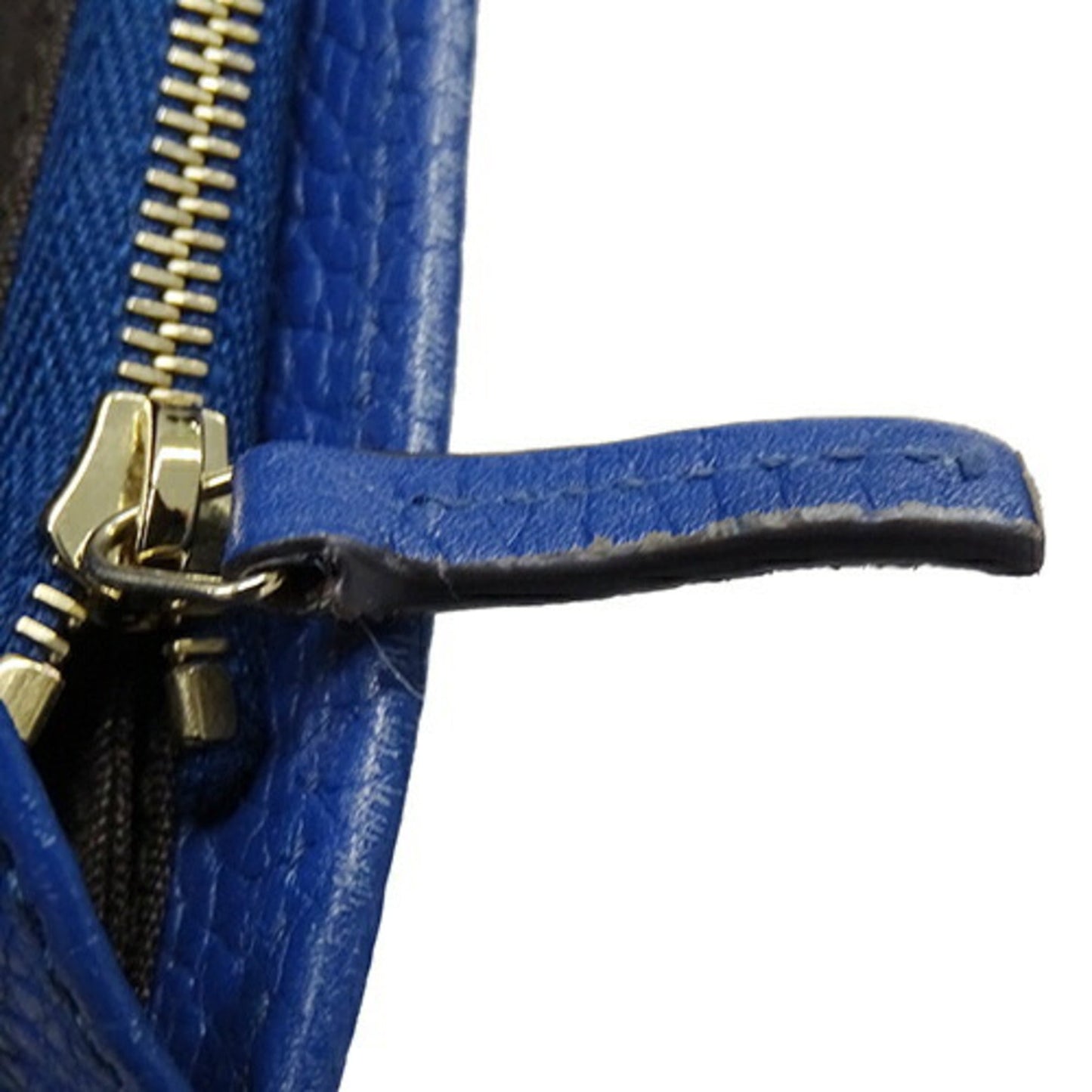 Gucci Blue Leather Chain/Shoulder Wallet