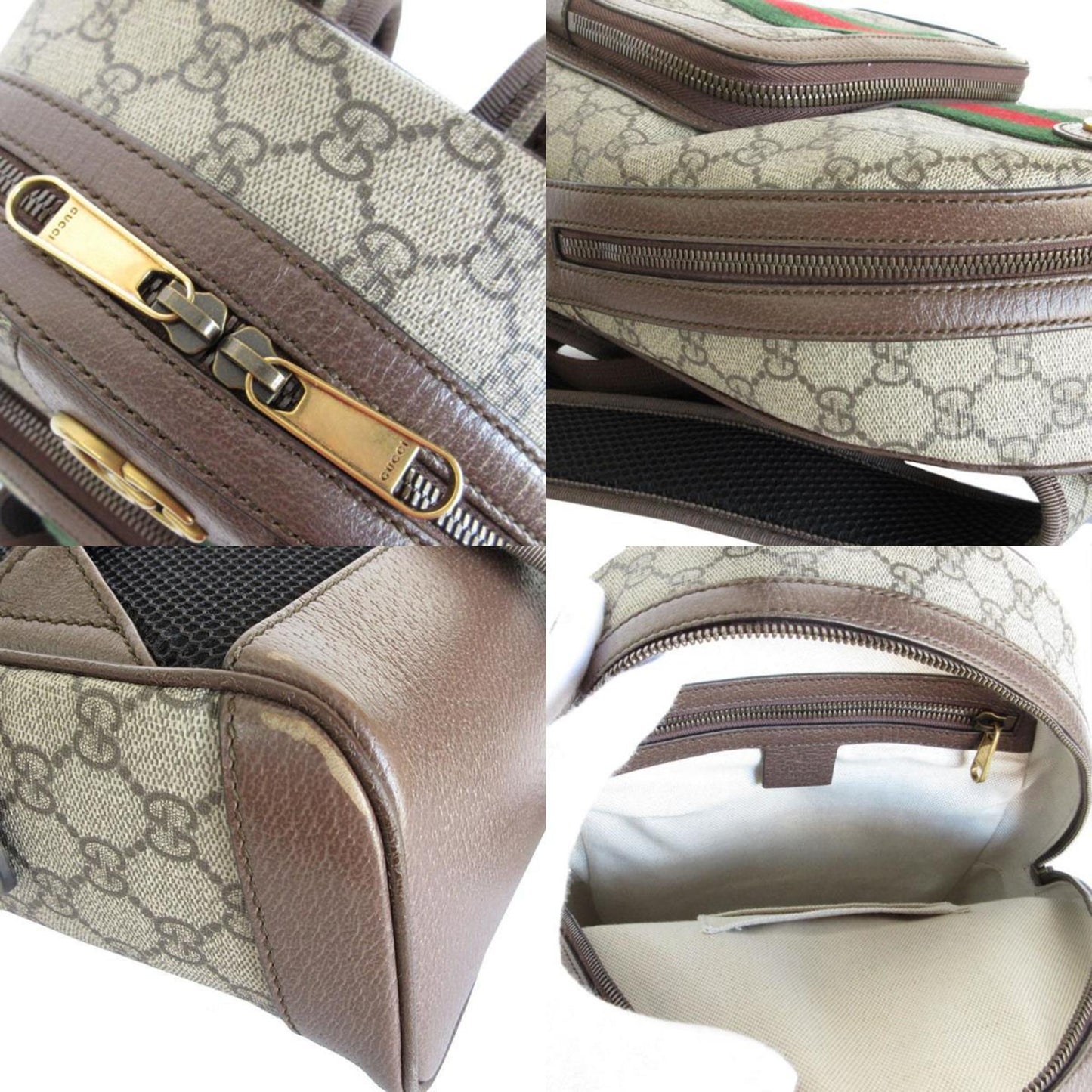 Gucci Brown Gg Supreme Backpack