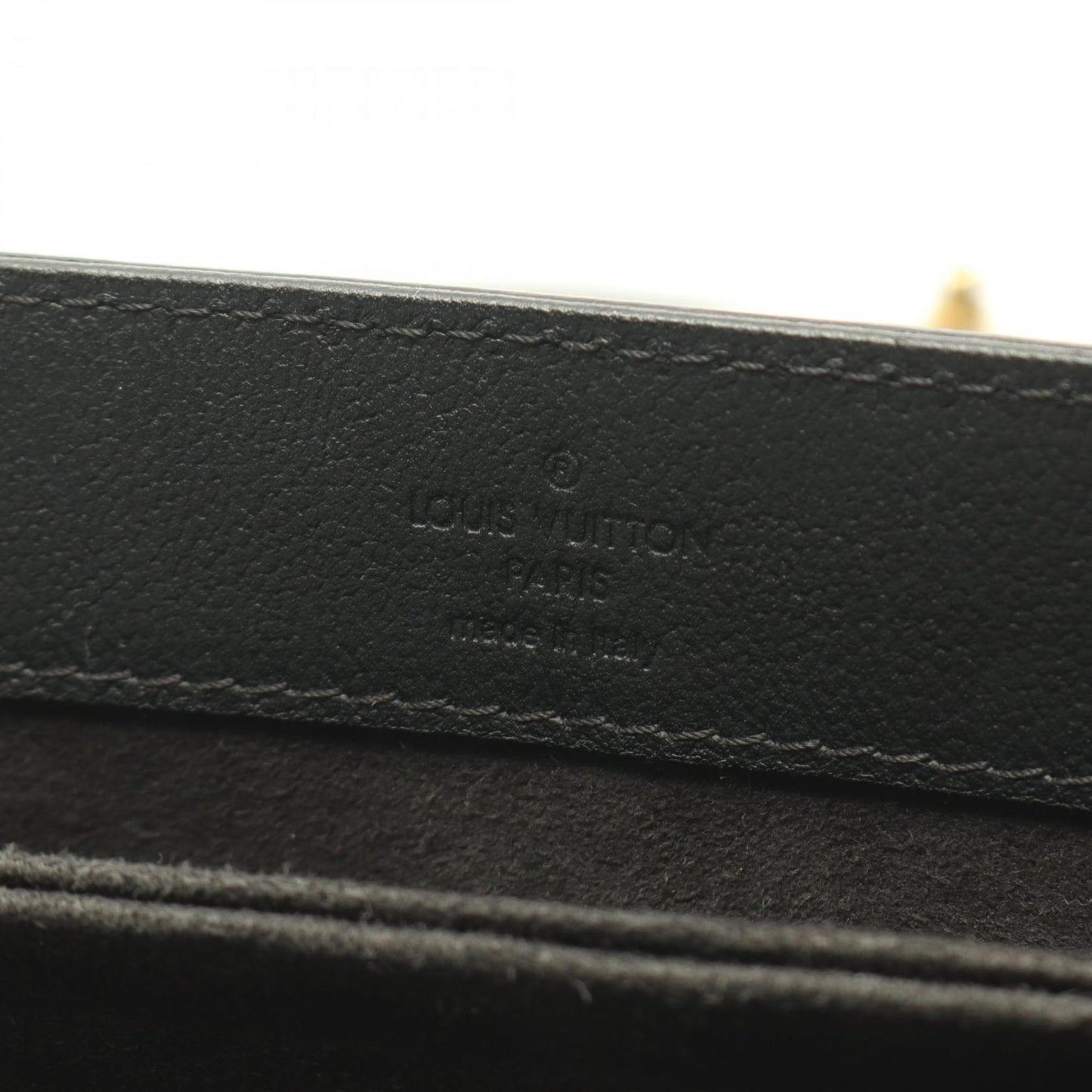 Louis Vuitton Black Noir Leather Shoulder Bag