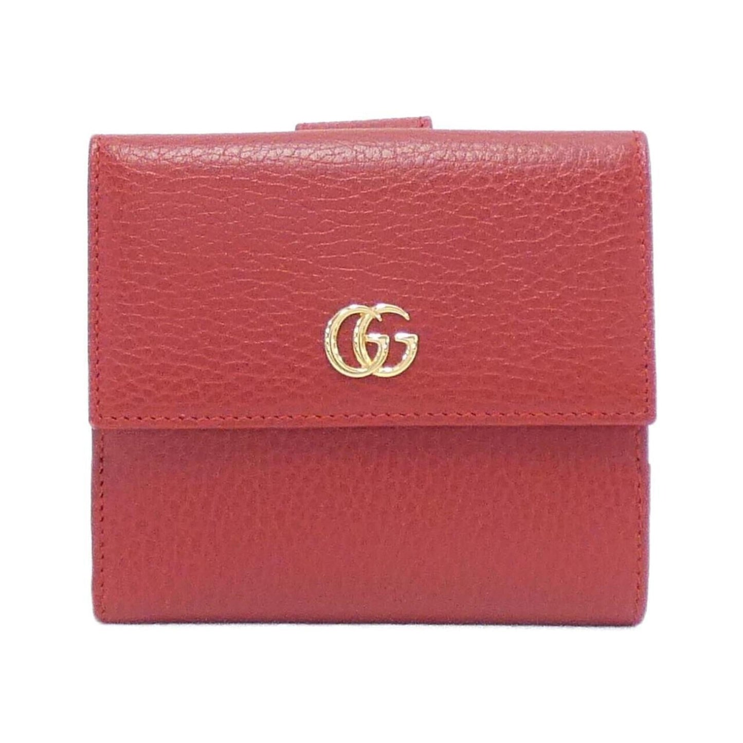 Gucci Red Color Leather Wallet (Bi-Fold)