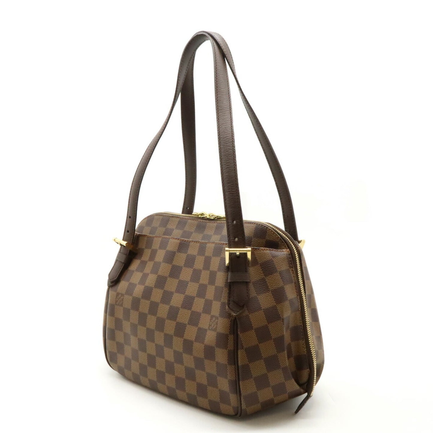 Louis Vuitton Brown Damier Canvas Pvc Handbag Shoulder Bag Tote Bag