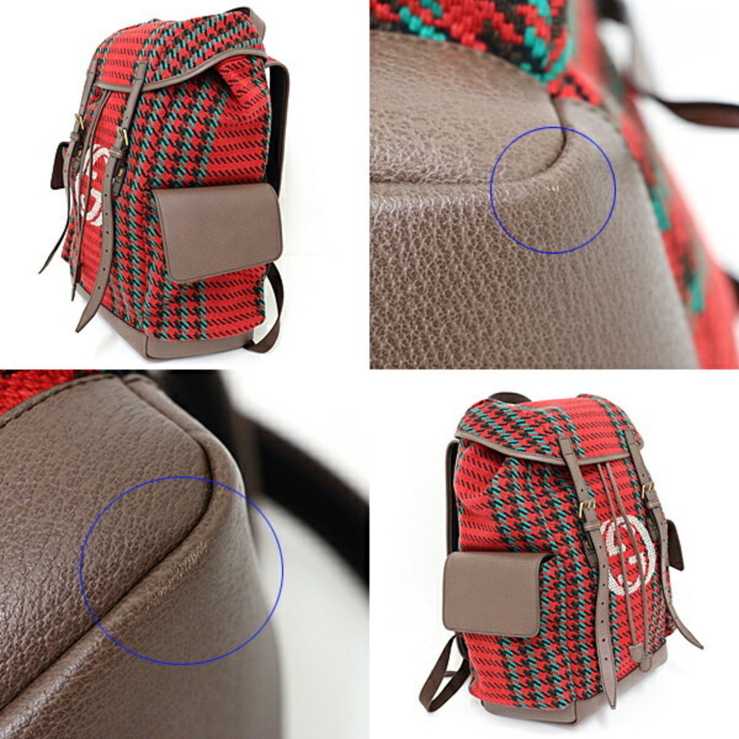 Gucci Red Color Backpack