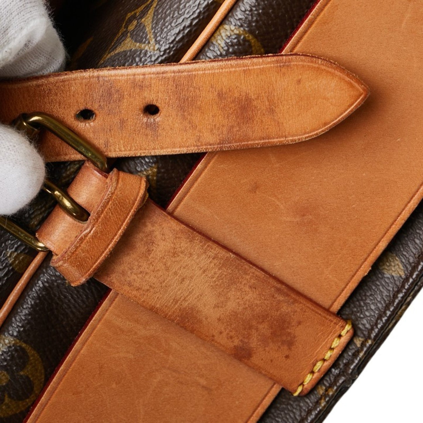 Louis Vuitton Brown Pvc Leather Shoulder Bag
