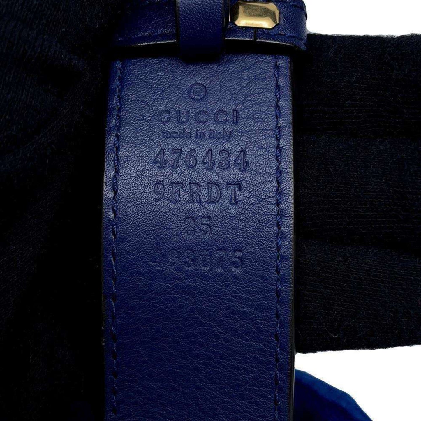 Gucci Blue Leather Sling Bag