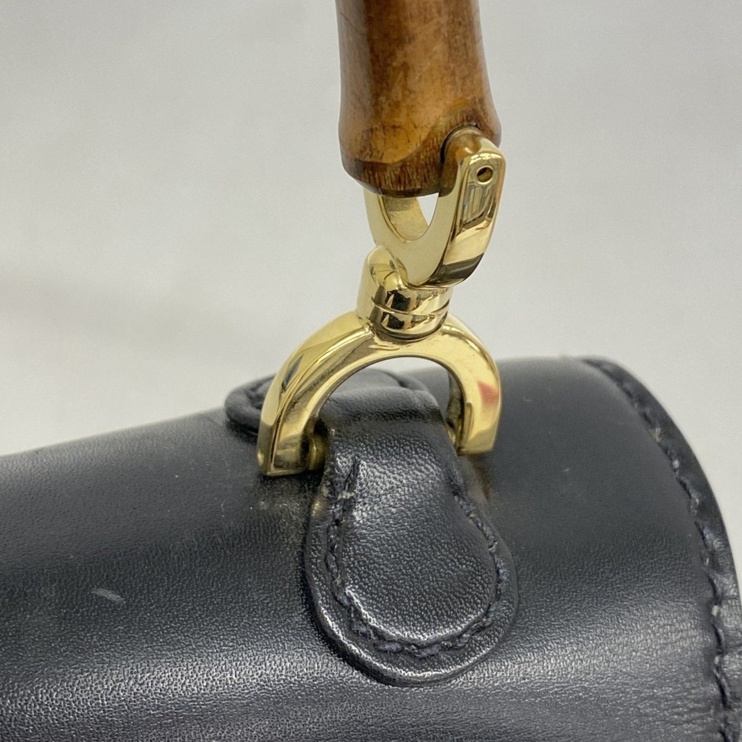 Gucci Black Leather Handbag