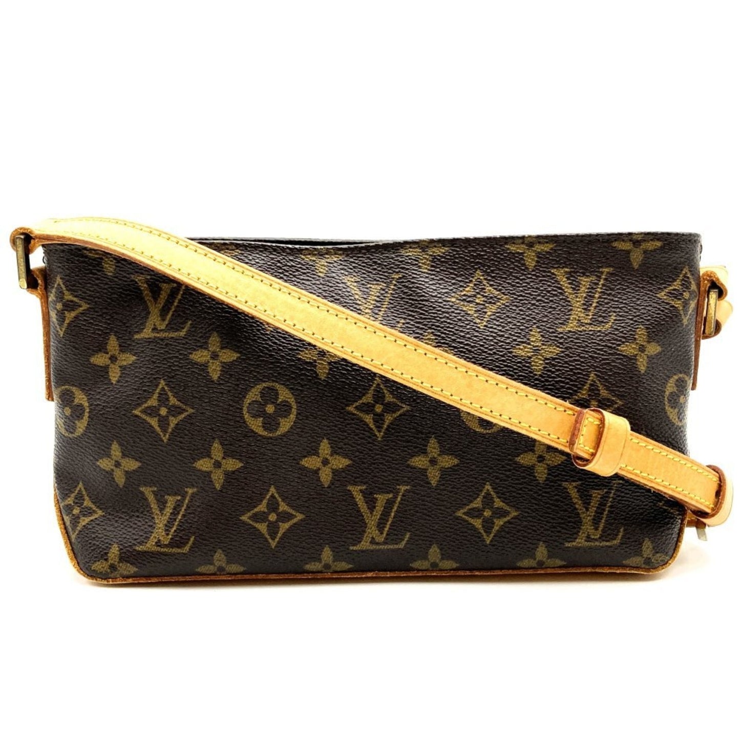 Louis Vuitton Brown Monogram Canvas Shoulder Bag ()
