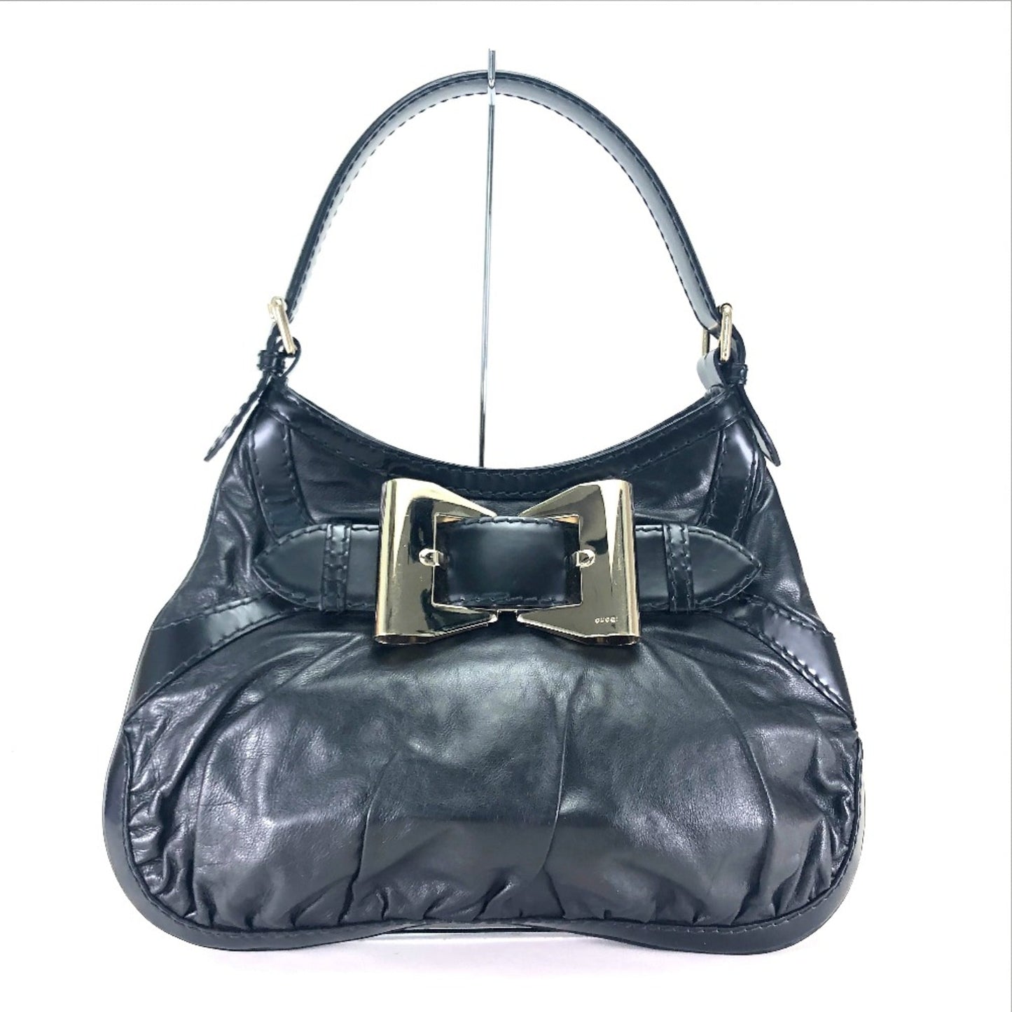 Gucci Black Leather Shoulder Bag ()