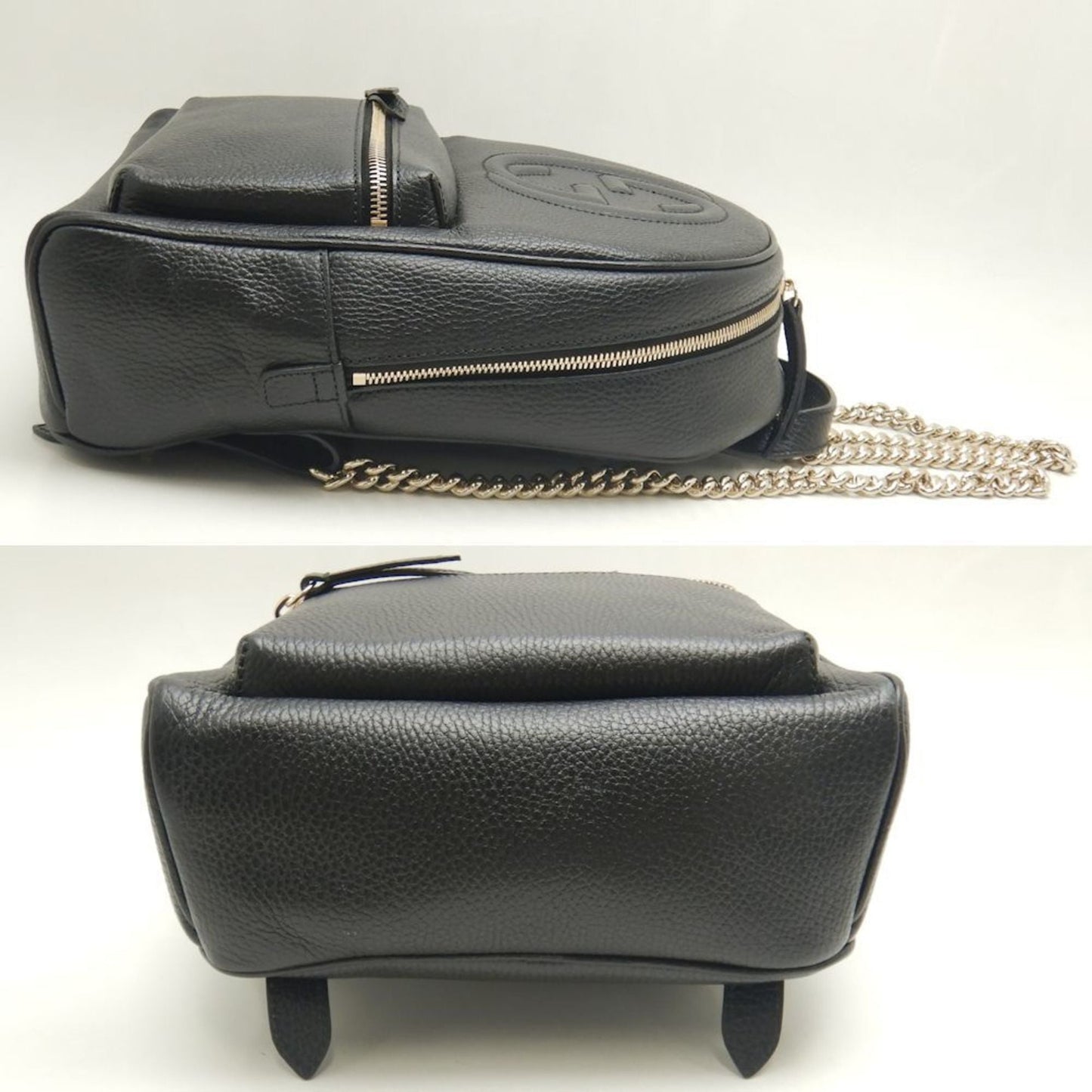 Gucci Soho Black Leather Backpack