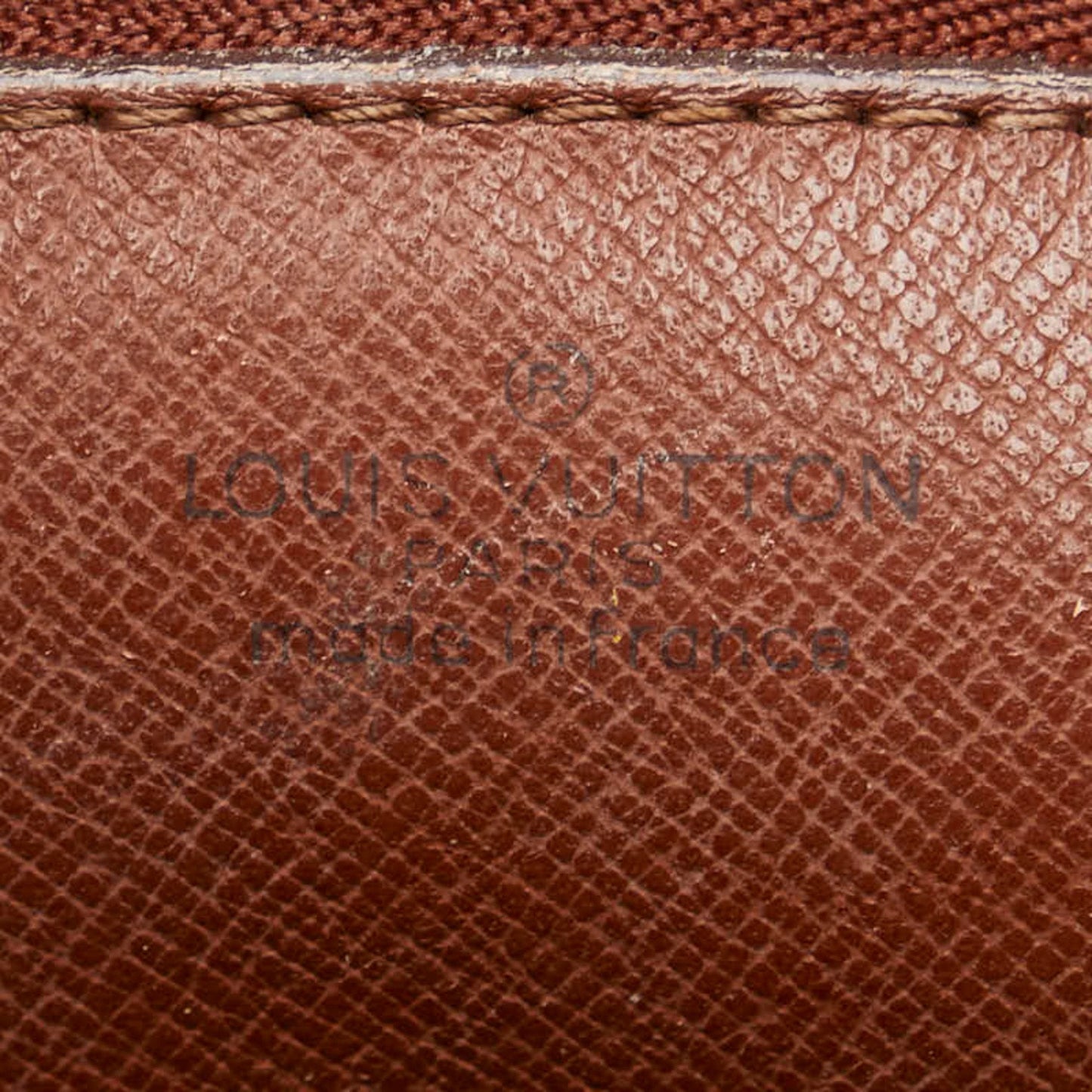 Louis Vuitton Brown Pvc Leather Shoulder Bag