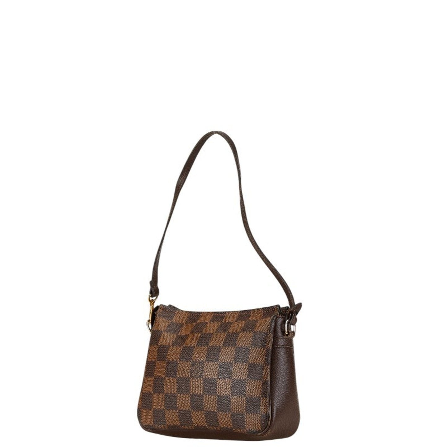Louis Vuitton Brown Pvc Leather Pouch Shoulder Bag