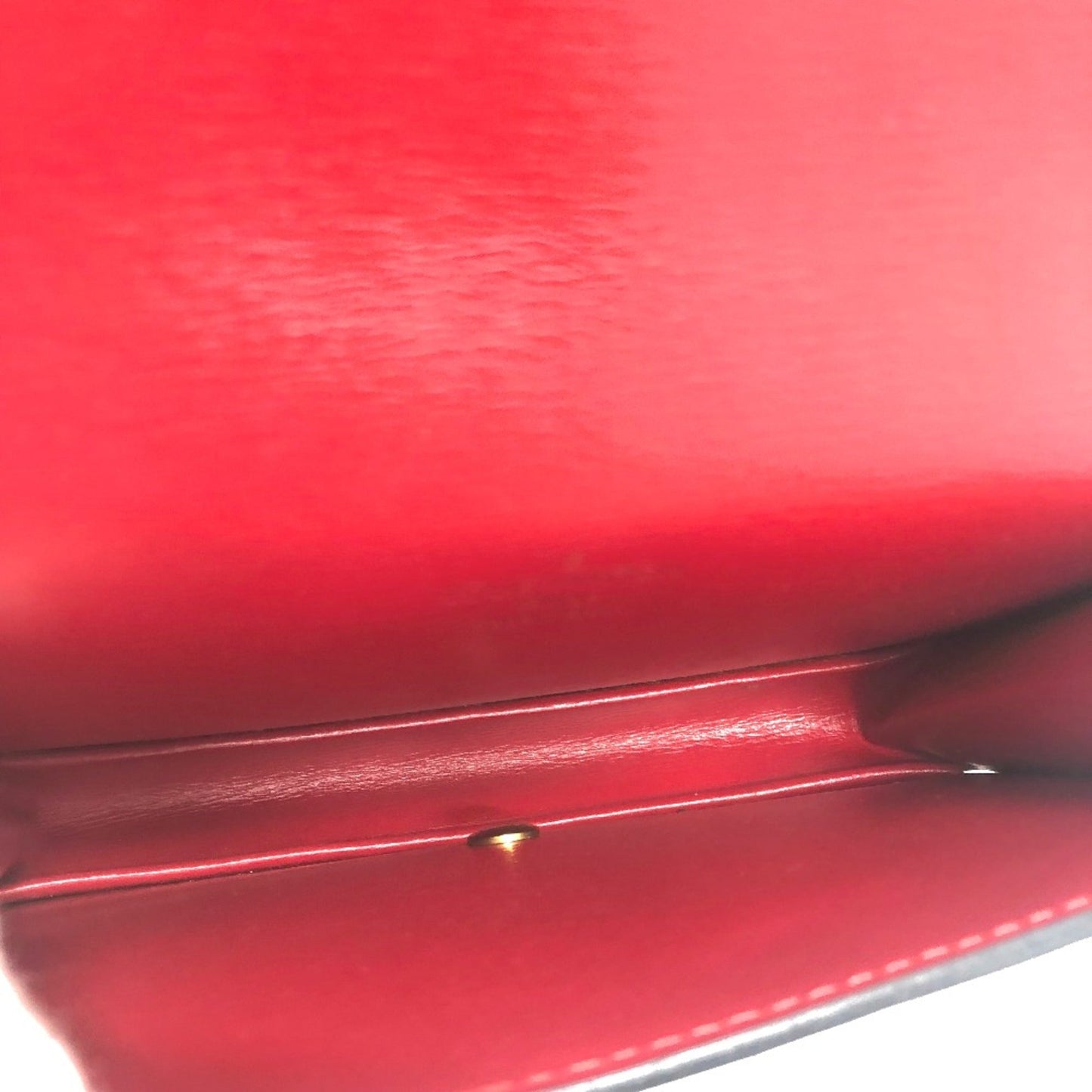 Louis Vuitton Red Leather Shoulder Bag