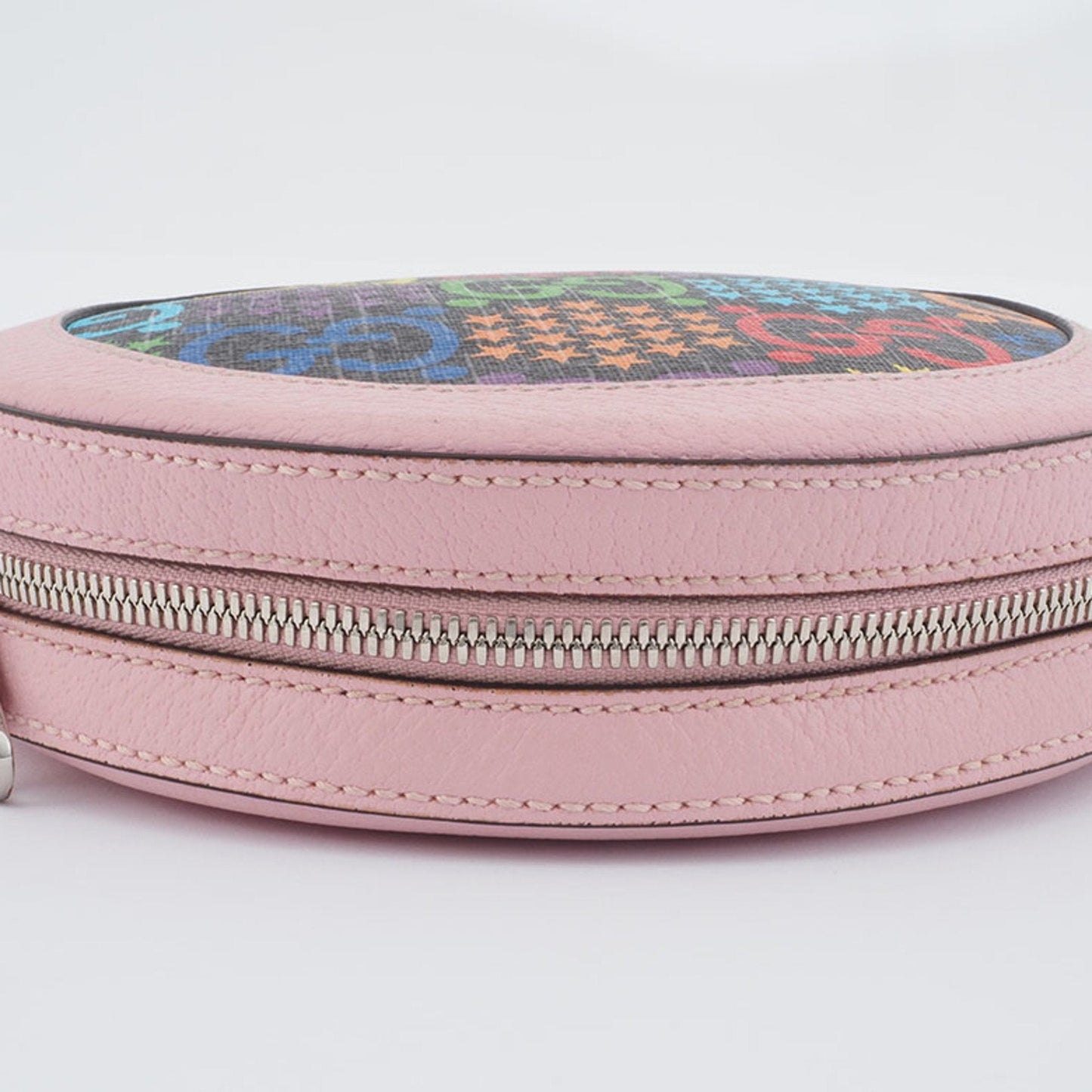 Gucci Multi-Color Pink Pvc Leather Shoulder Bag