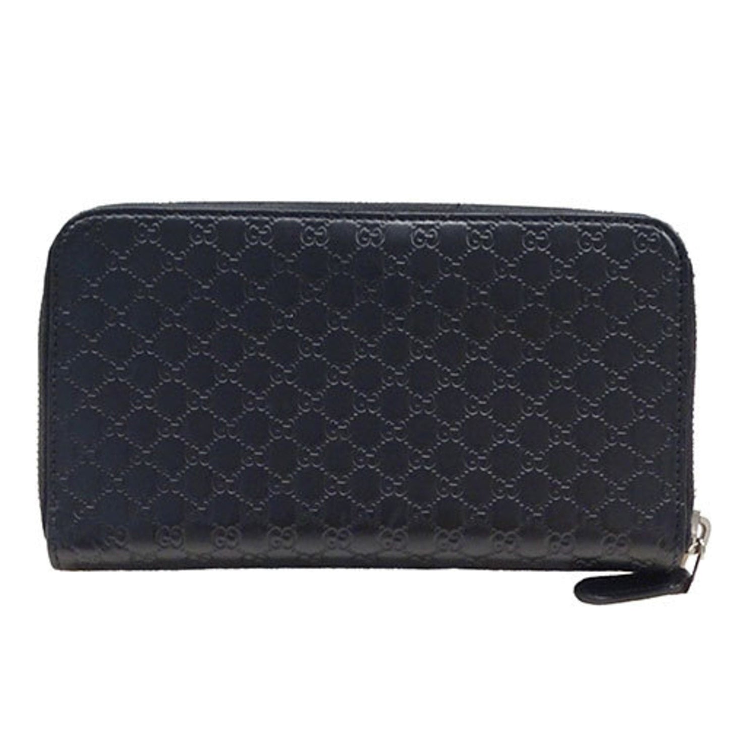 Gucci Black Leather Long Wallet (Bi-Fold)