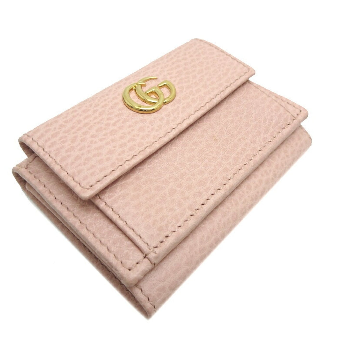 Gucci Pink Leather Wallet (Tri-Fold)