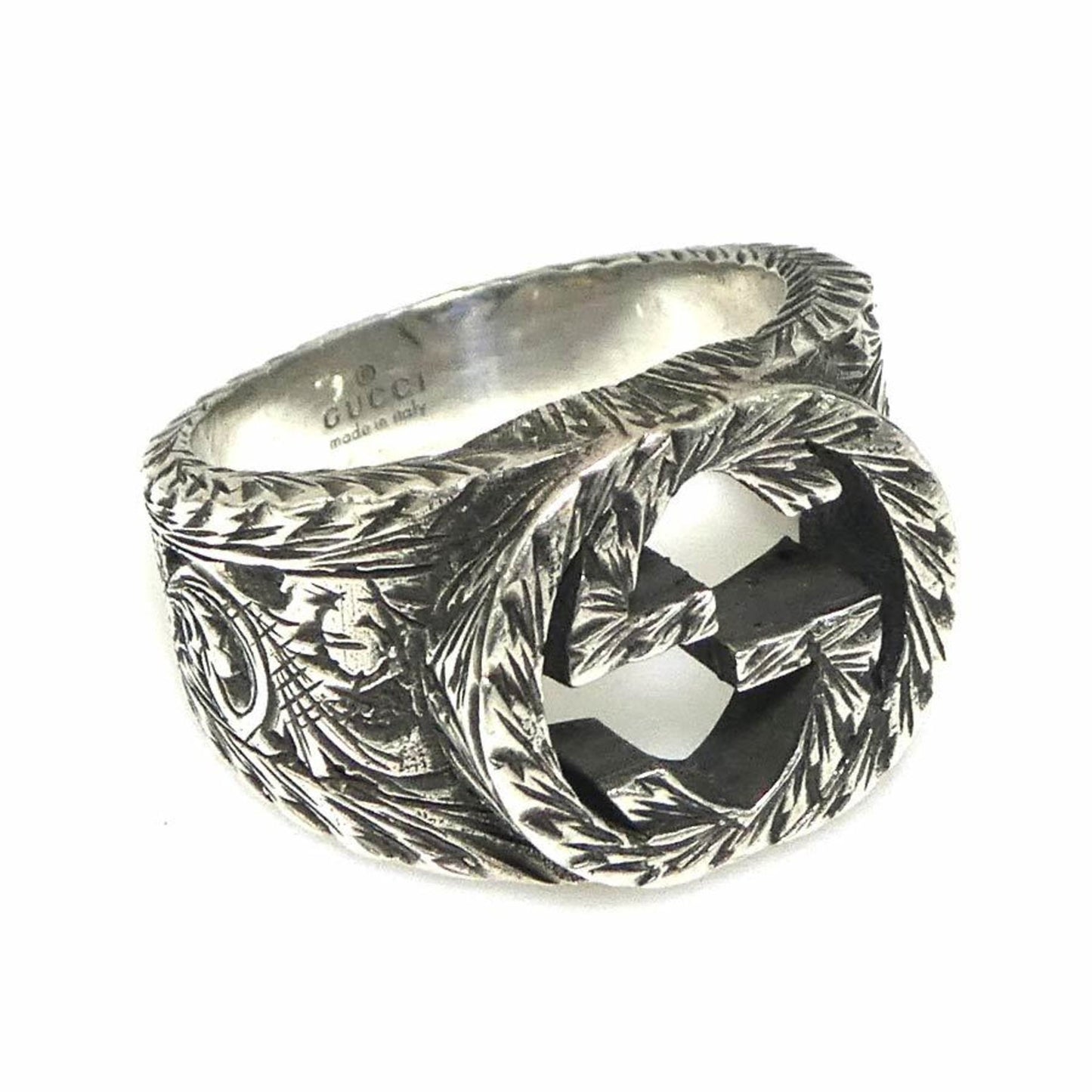 Gucci Silver Silver Band Ring ()