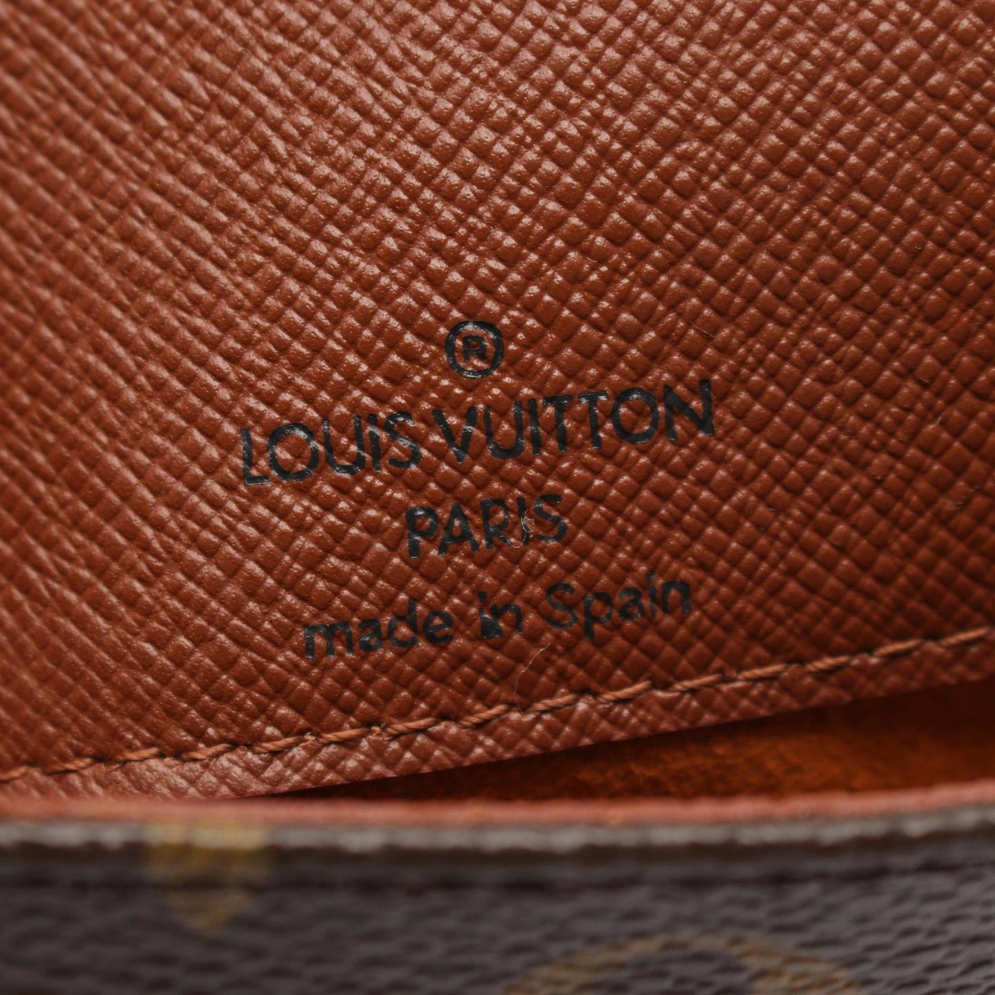 Louis Vuitton Brown Pvc Leather Shoulder Bag