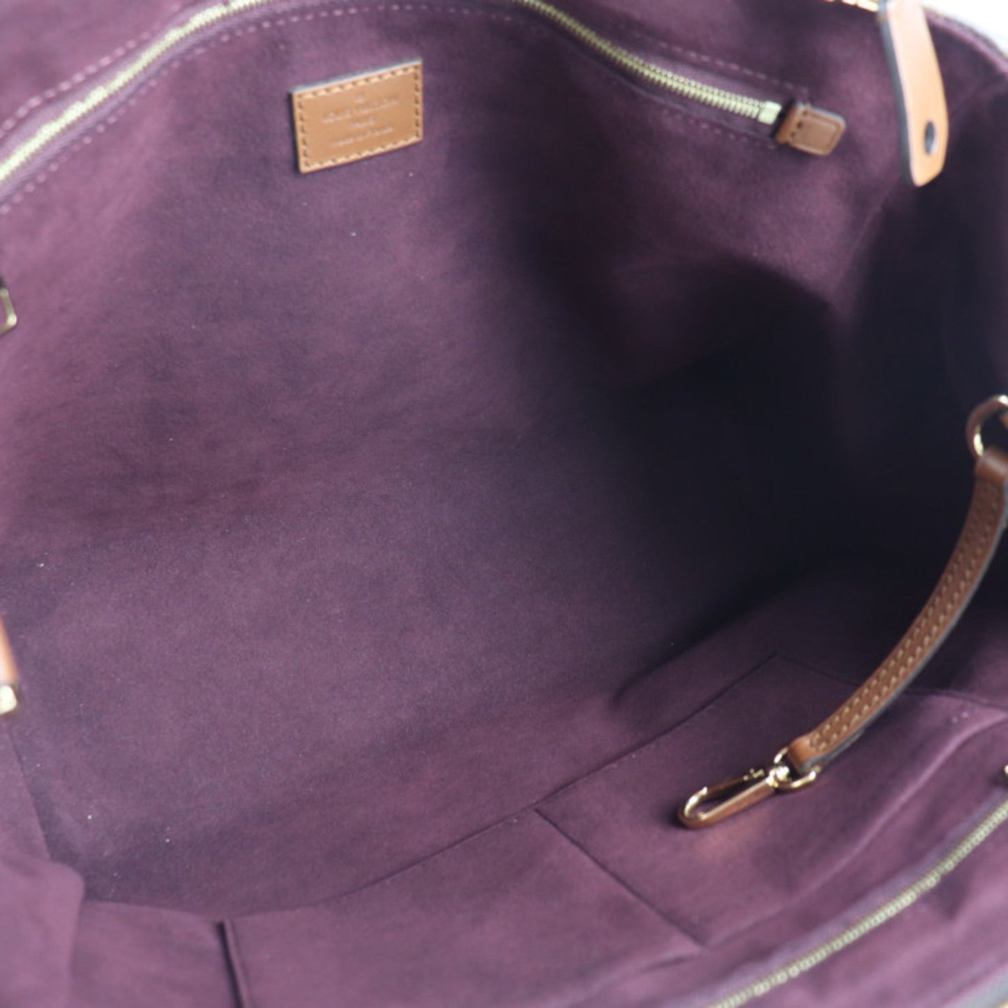 Louis Vuitton Brown Damier Canvas Handbag Shopping Bag Shoulder Bag Tote Bag