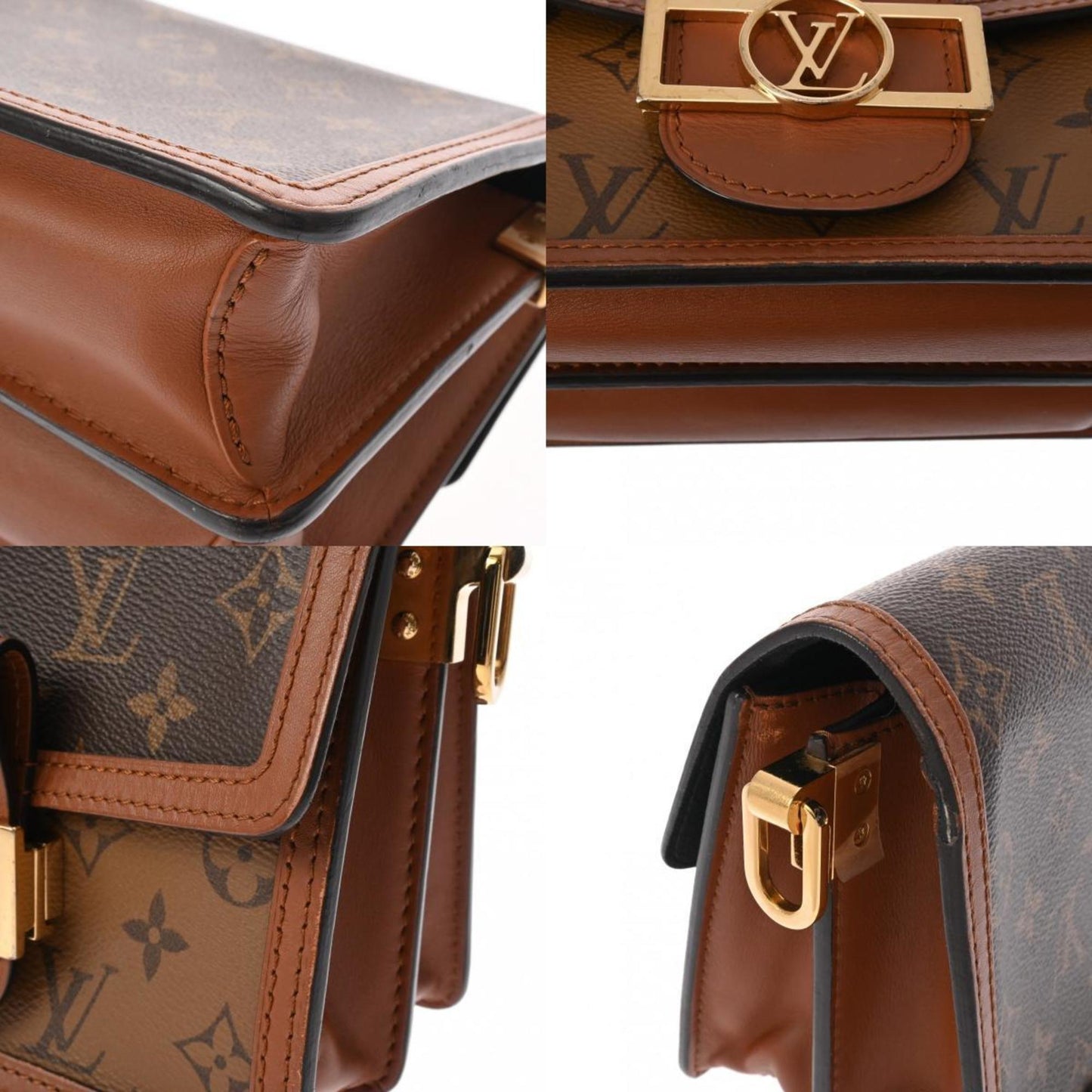Louis Vuitton Brown Monogram Canvas Shoulder Bag