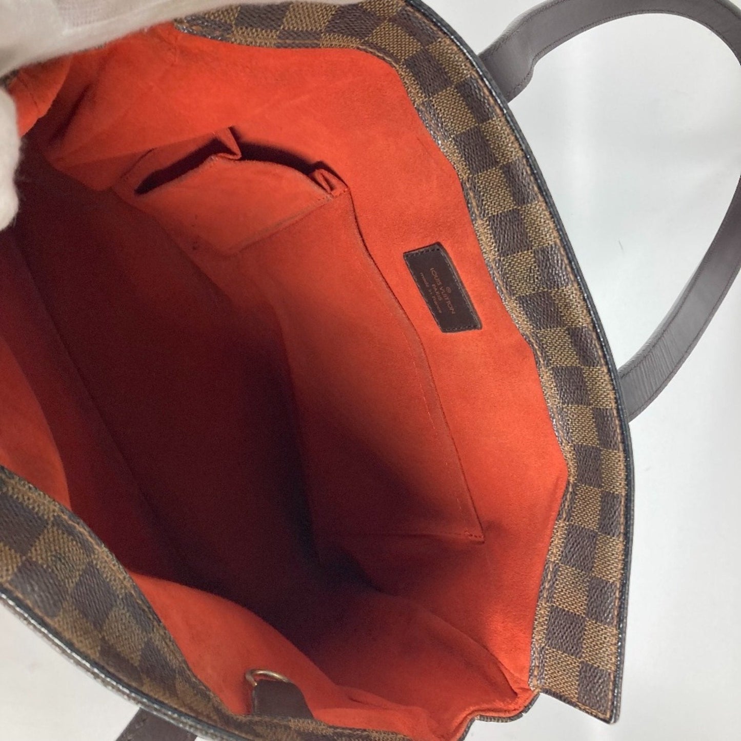 Louis Vuitton Brown Damier Canvas Shoulder Bag Tote Bag