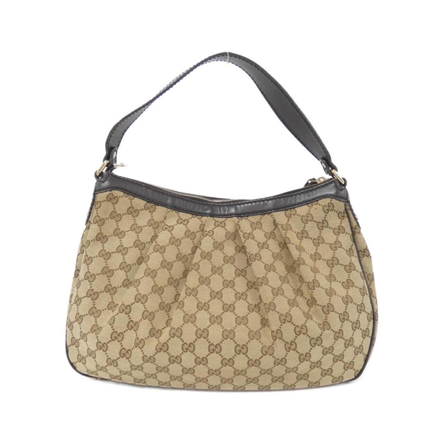 Gucci Gg Canvas Beige Brown Gg Canvas Shoulder Bag