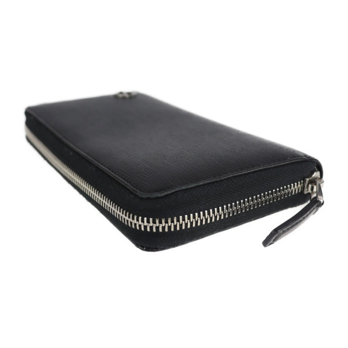 Gucci Black Leather Long Wallet (Bi-Fold)
