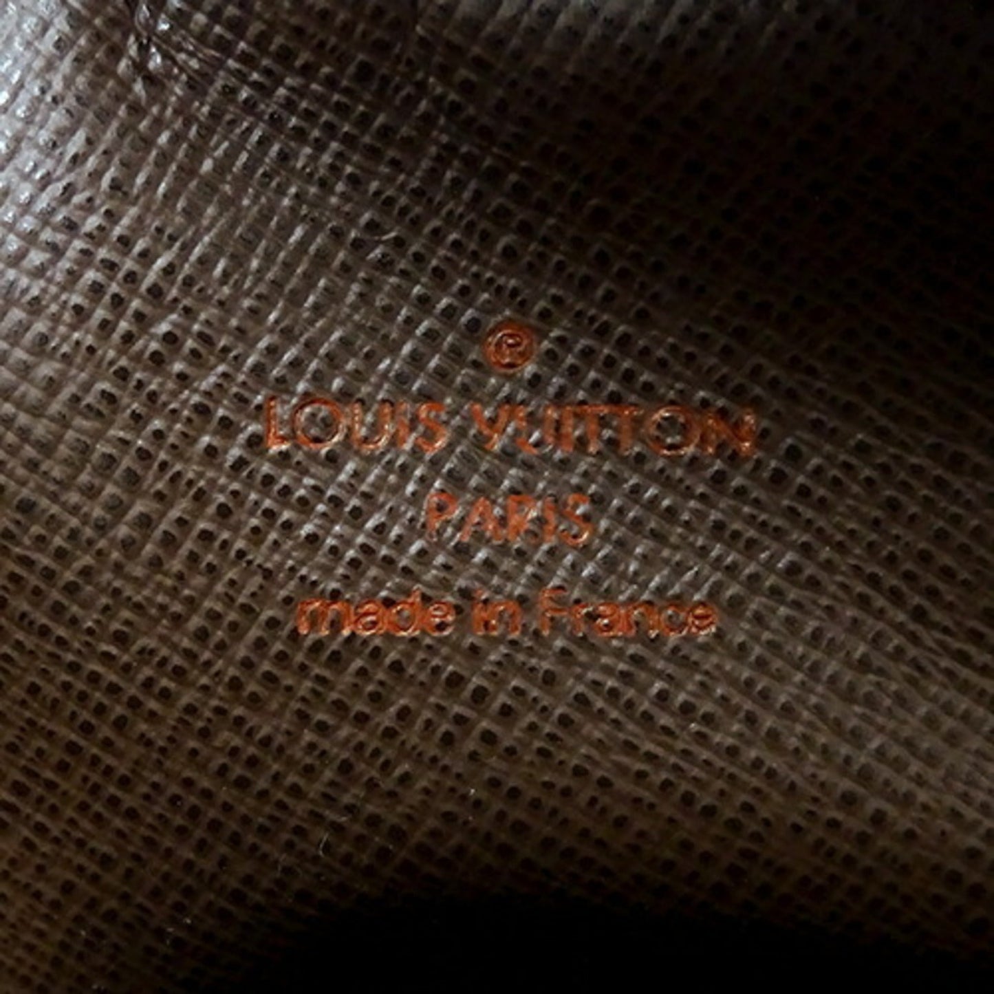 Louis Vuitton Damier Canvas Ebene Damier Canvas Shoulder Bag